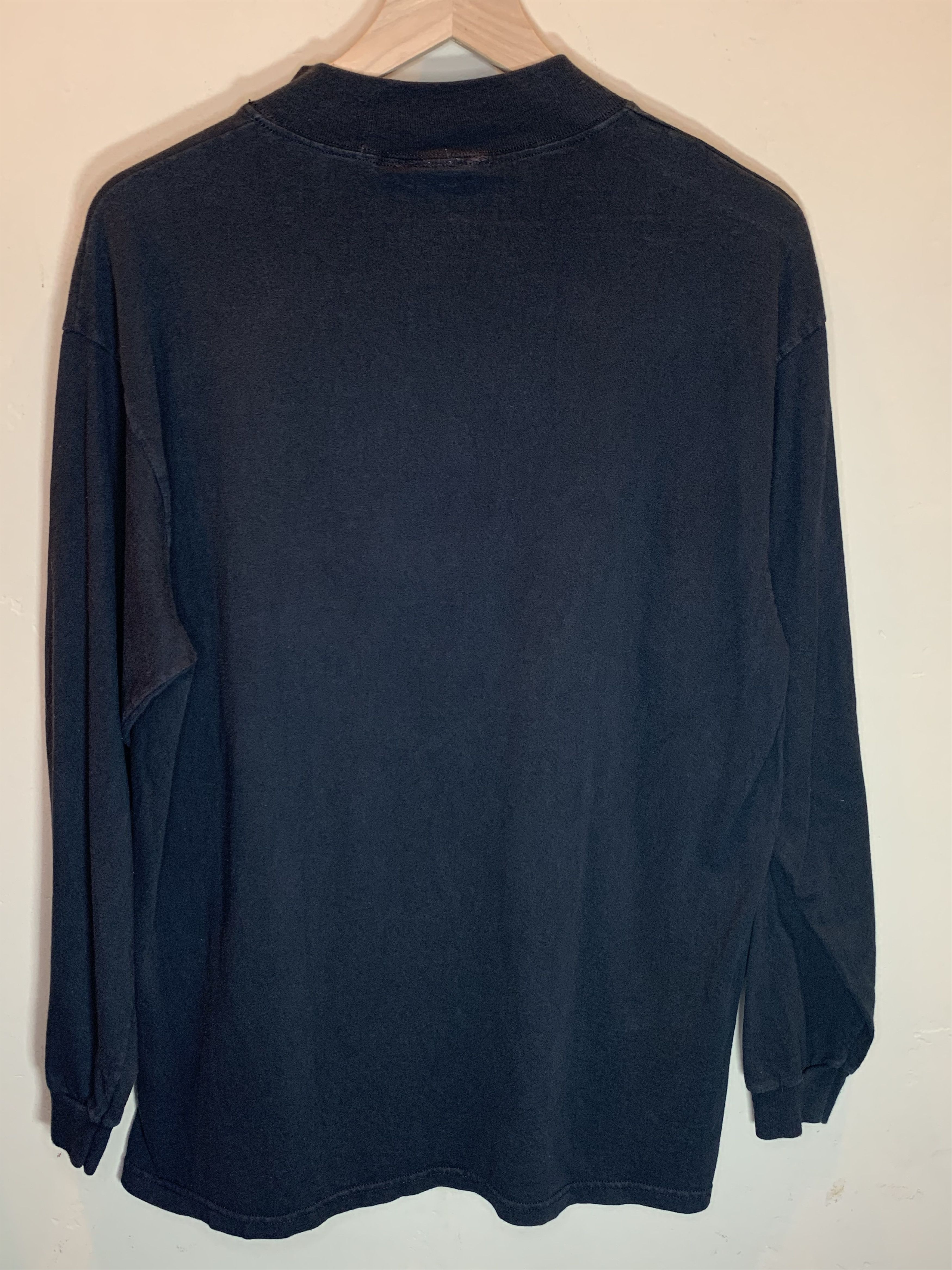 NFL RARE Vintage 90s Oakland Raiders NFL Football MockNeck Shirt Size US L / EU 52-54 / 3 - 3 Thumbnail