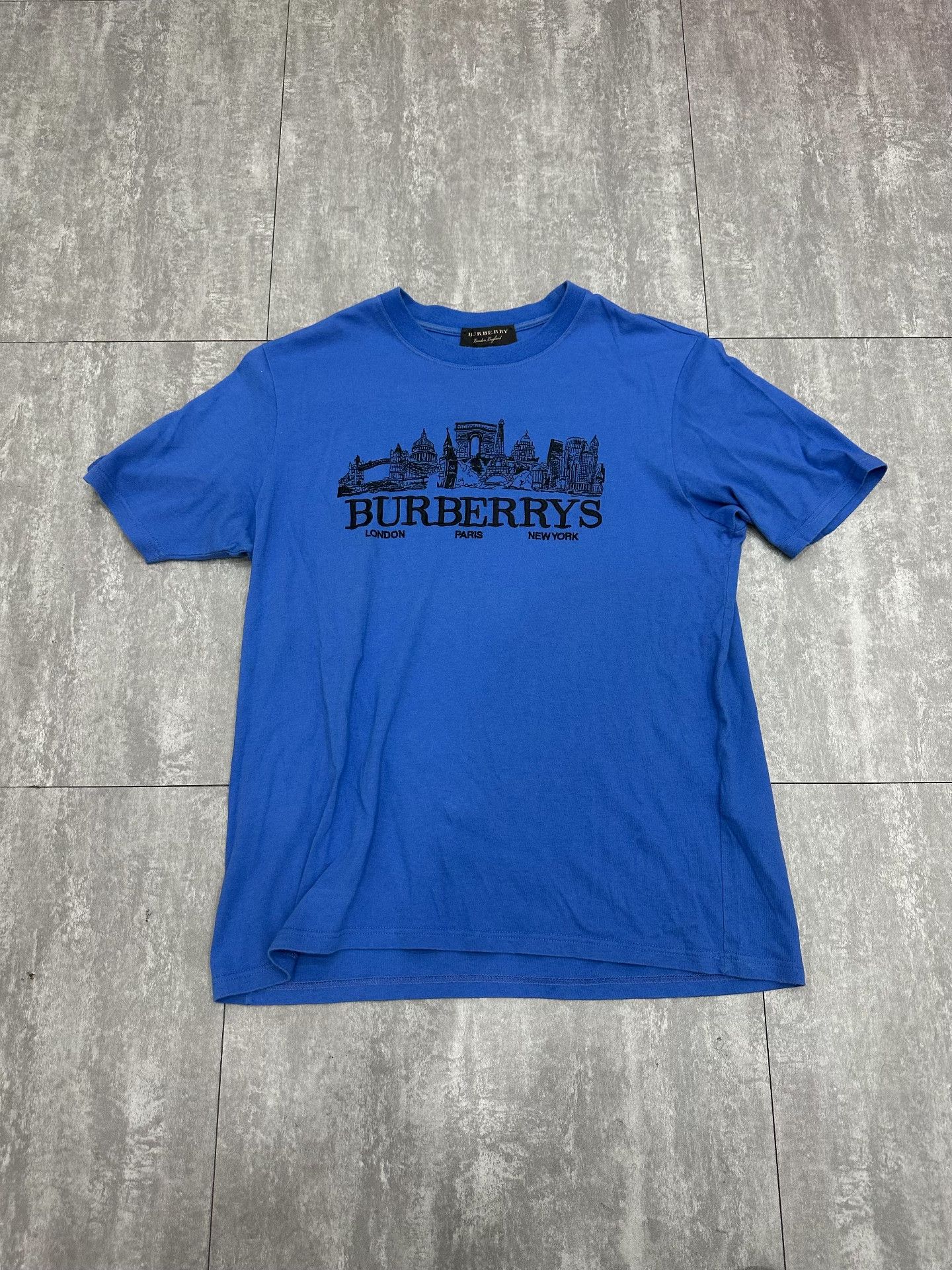 Burberry Burberry Blue T-Shirt s Men Size US S / EU 44-46 / 1 - 1 Thumbnail