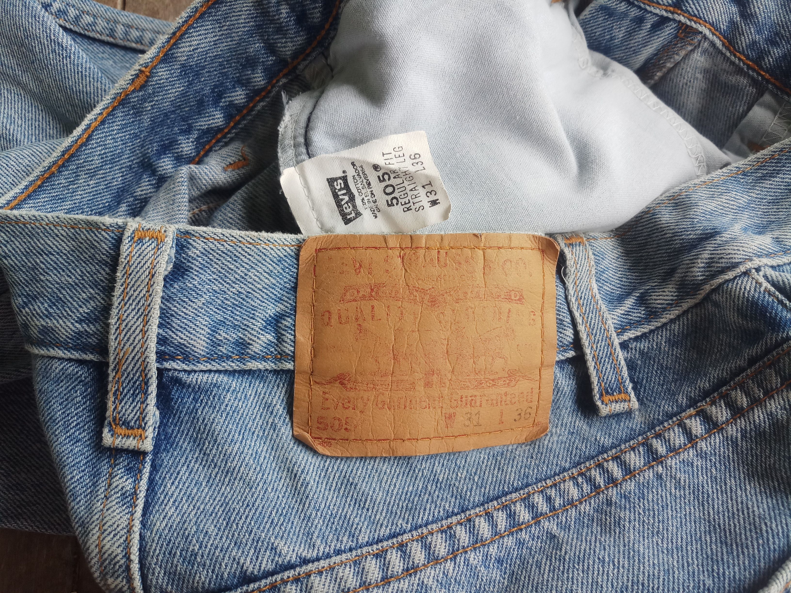 Levi's Vintage levis 505 W30 L36,levis denim ,retro Size US 30 / EU 46 - 8 Thumbnail