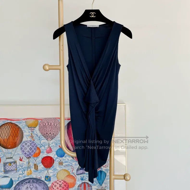 Givenchy Blue Sleeveless Dress