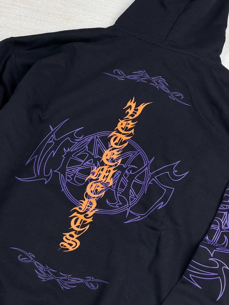 Vetements Vetements Black Vital Existence Goth Print Hoodie 2506-Next Size US S / EU 44-46 / 1 - 7 Thumbnail