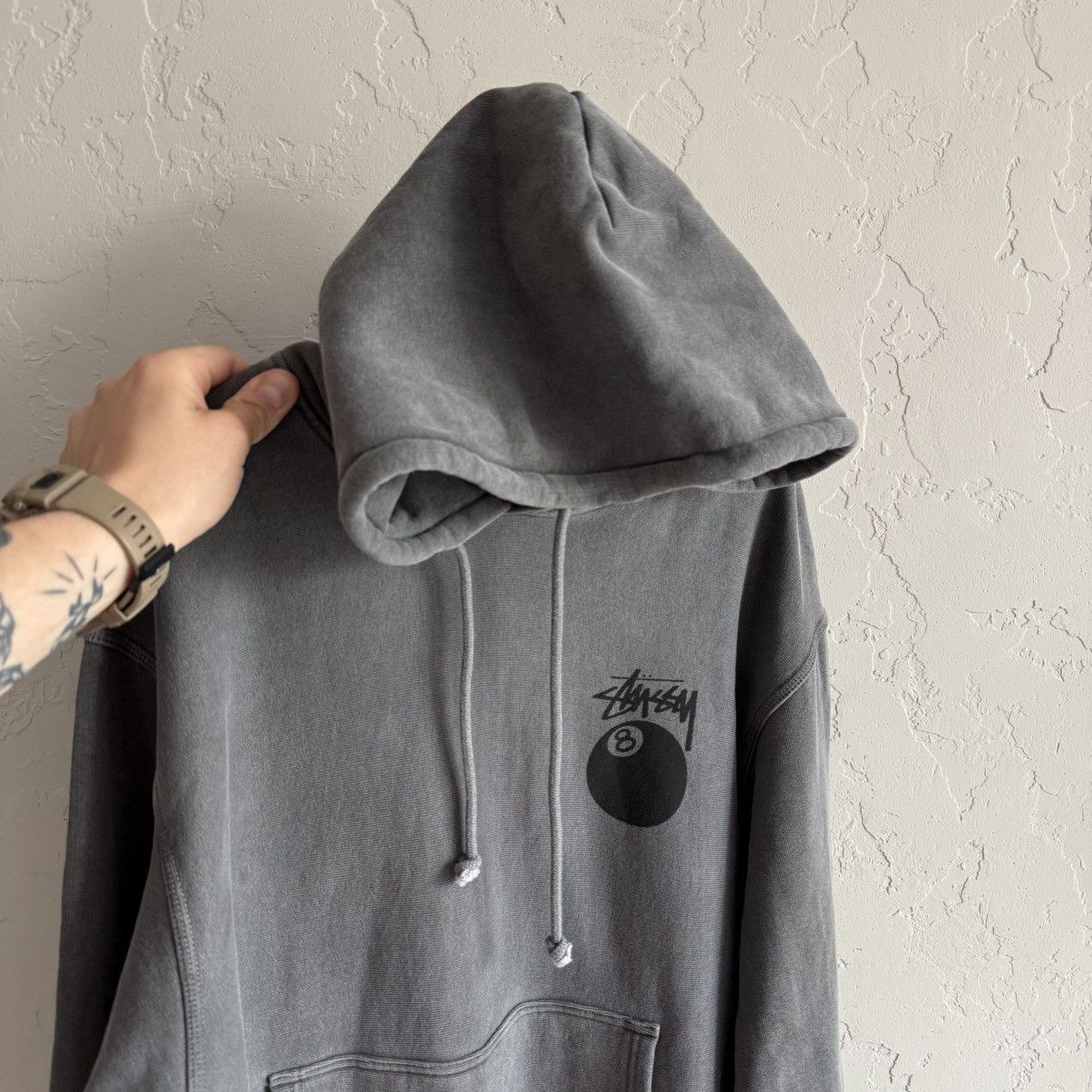 Stussy Stussy 8 Ball Hoodie Pigment Dyed Size US L / EU 52-54 / 3 - 3 Thumbnail
