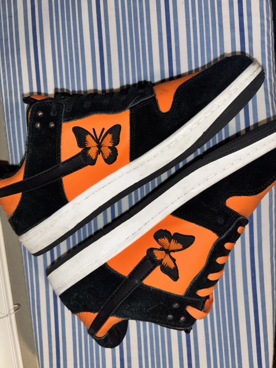 Gnarcotic Gnarcotic First released shoe orange n black dunk butterfly Size US 13 / EU 46 - 3 Thumbnail