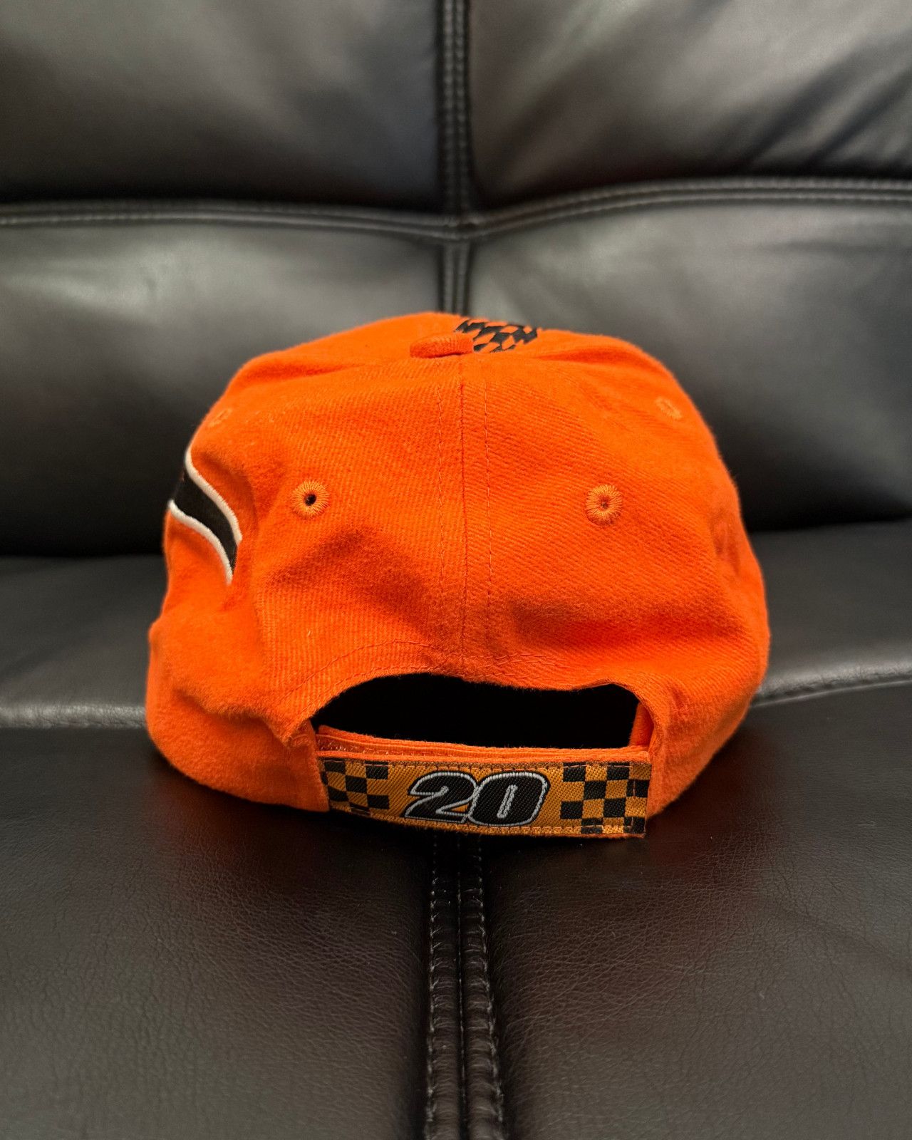 Vintage New - Vintage #20 Racing Orange Strap Back Cap Hat Size ONE SIZE - 7 Thumbnail