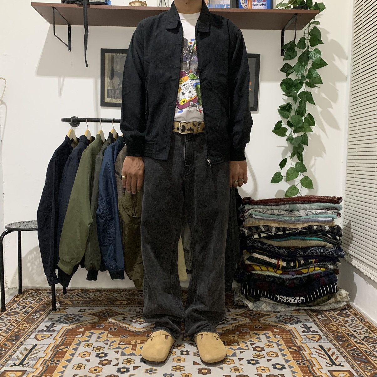 Japanese Brand × Vintage Casual flight suede zipper 90s jacket by Vintaige Club Size US M / EU 48-50 / 2 - 10 Thumbnail