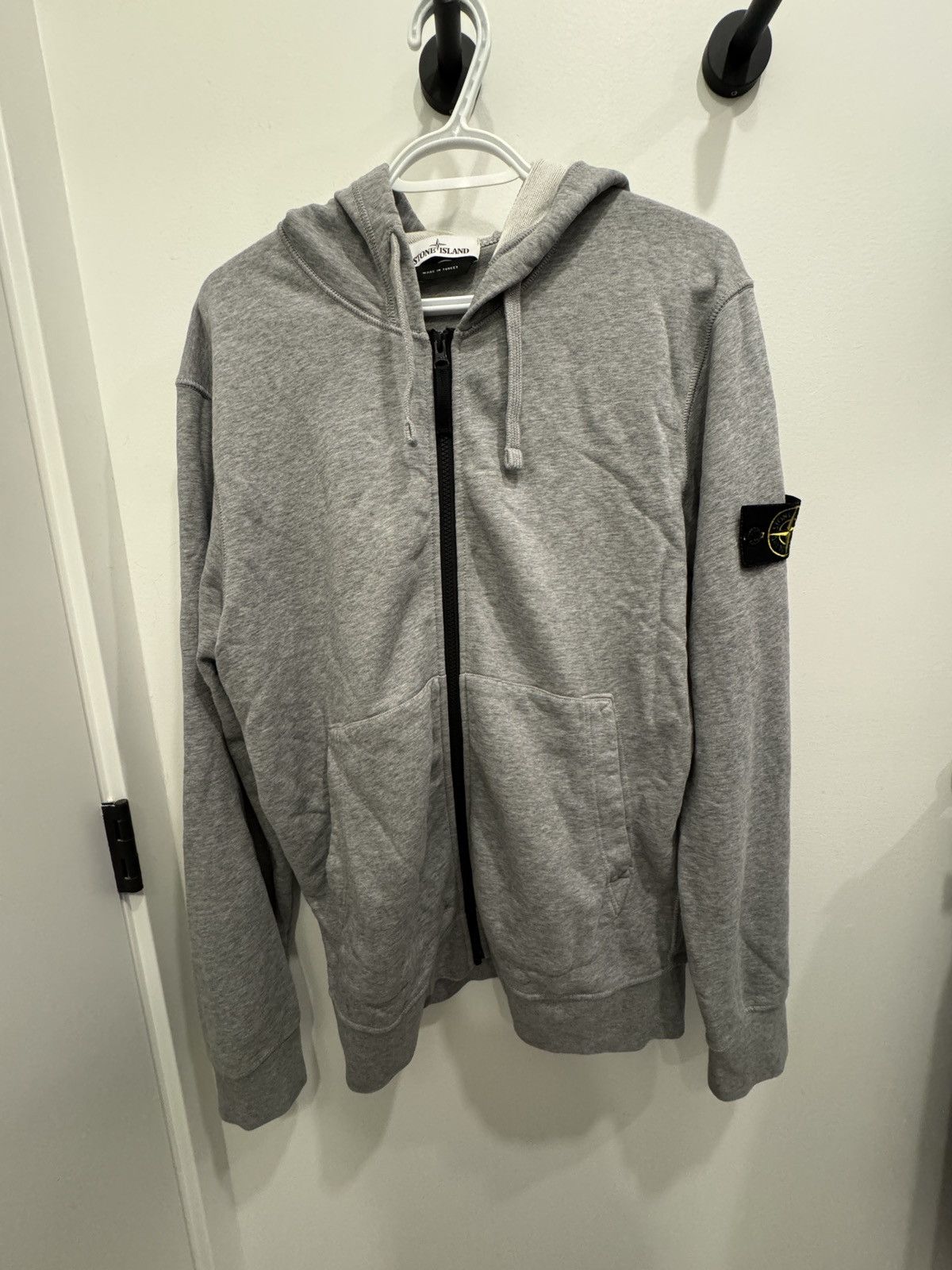 90s stone island 98ss zip up sweatshirts Stone Island Zip Hoodie