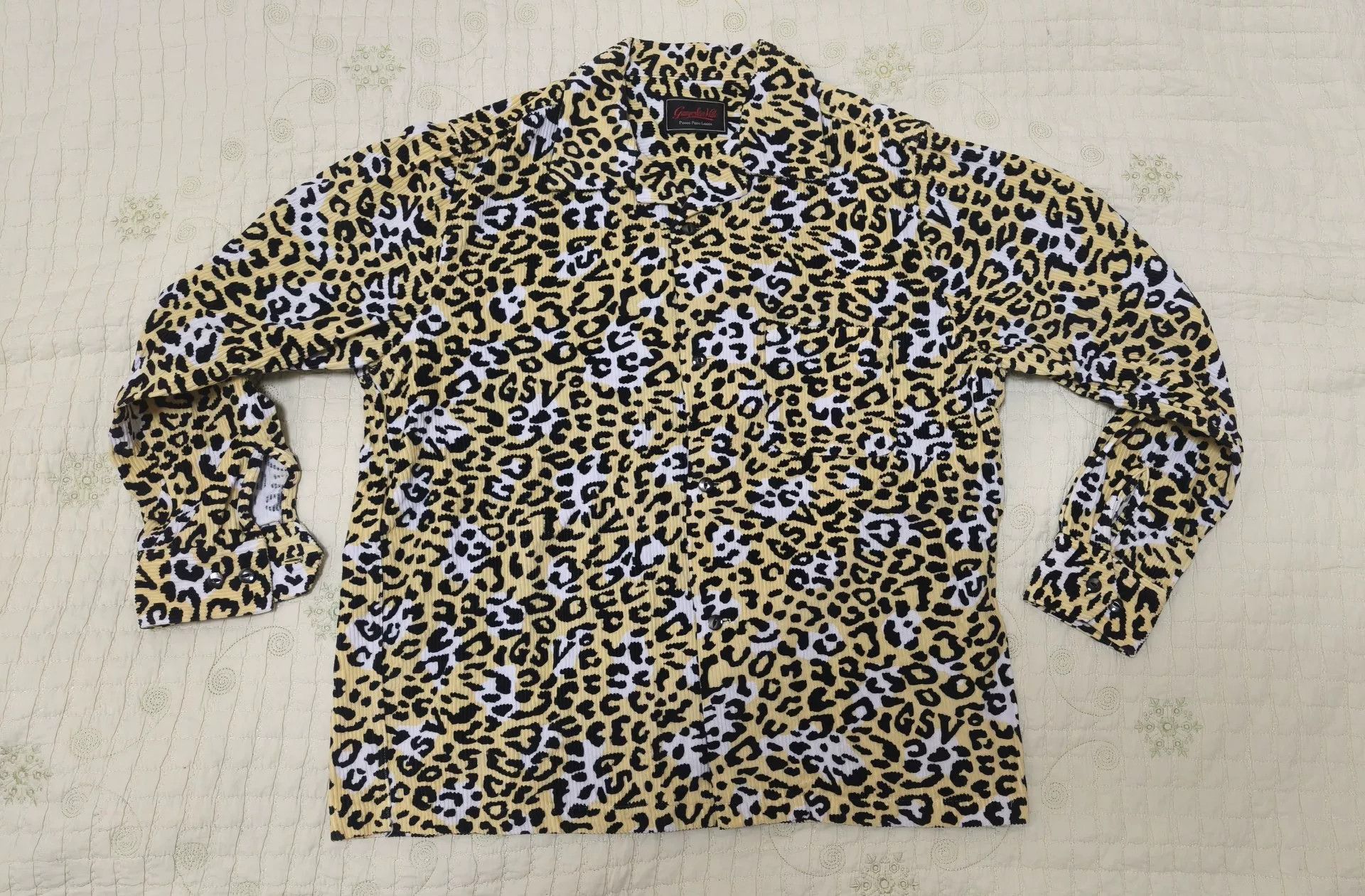Japanese Brand gangsterville leopard print long sleeve shirt Size US L / EU 52-54 / 3 - 1 Thumbnail