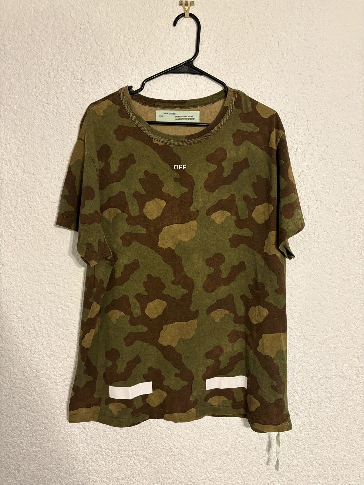 Off-White Off white Camouflage T-Shirt Size US M / EU 48-50 / 2 - 1 Thumbnail