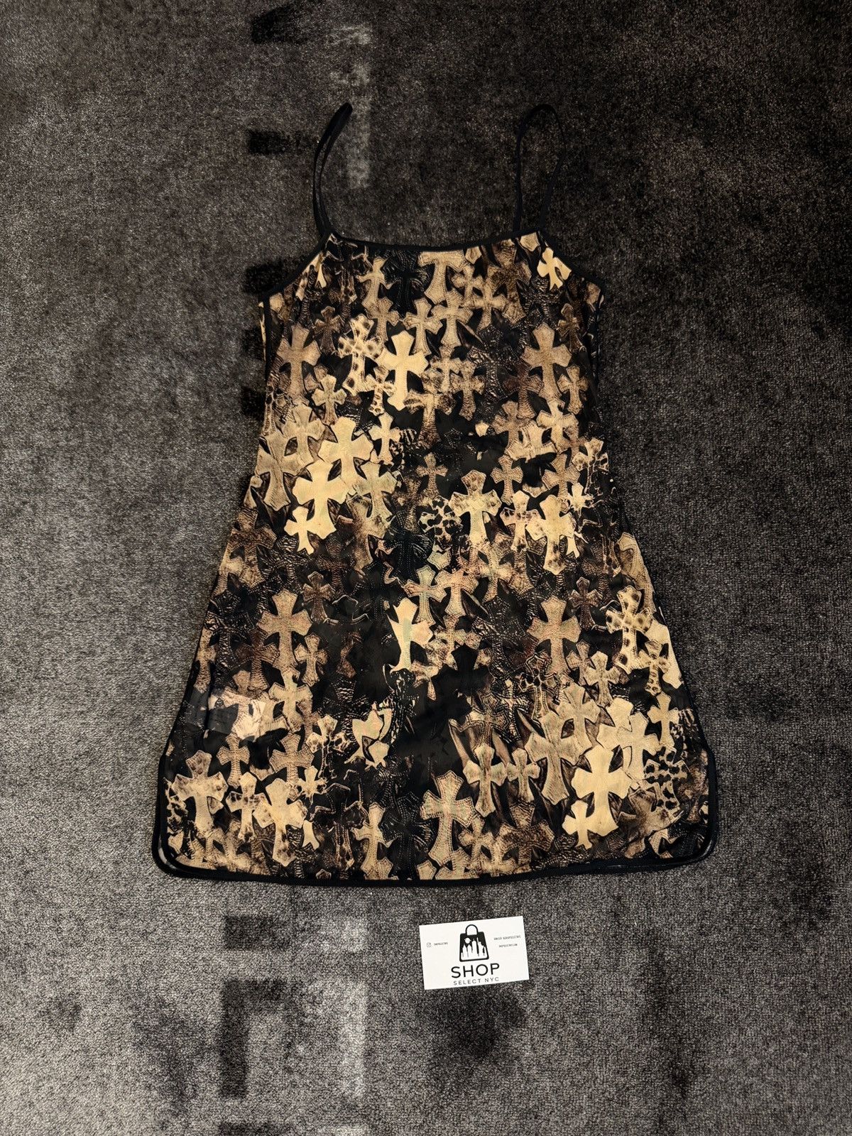 Chrome Hearts BRAND NEW CHROME HEARTS WATERFALL FLOODED CROSS MINIDRESS Size S / US 4 / IT 40 - 3 Thumbnail