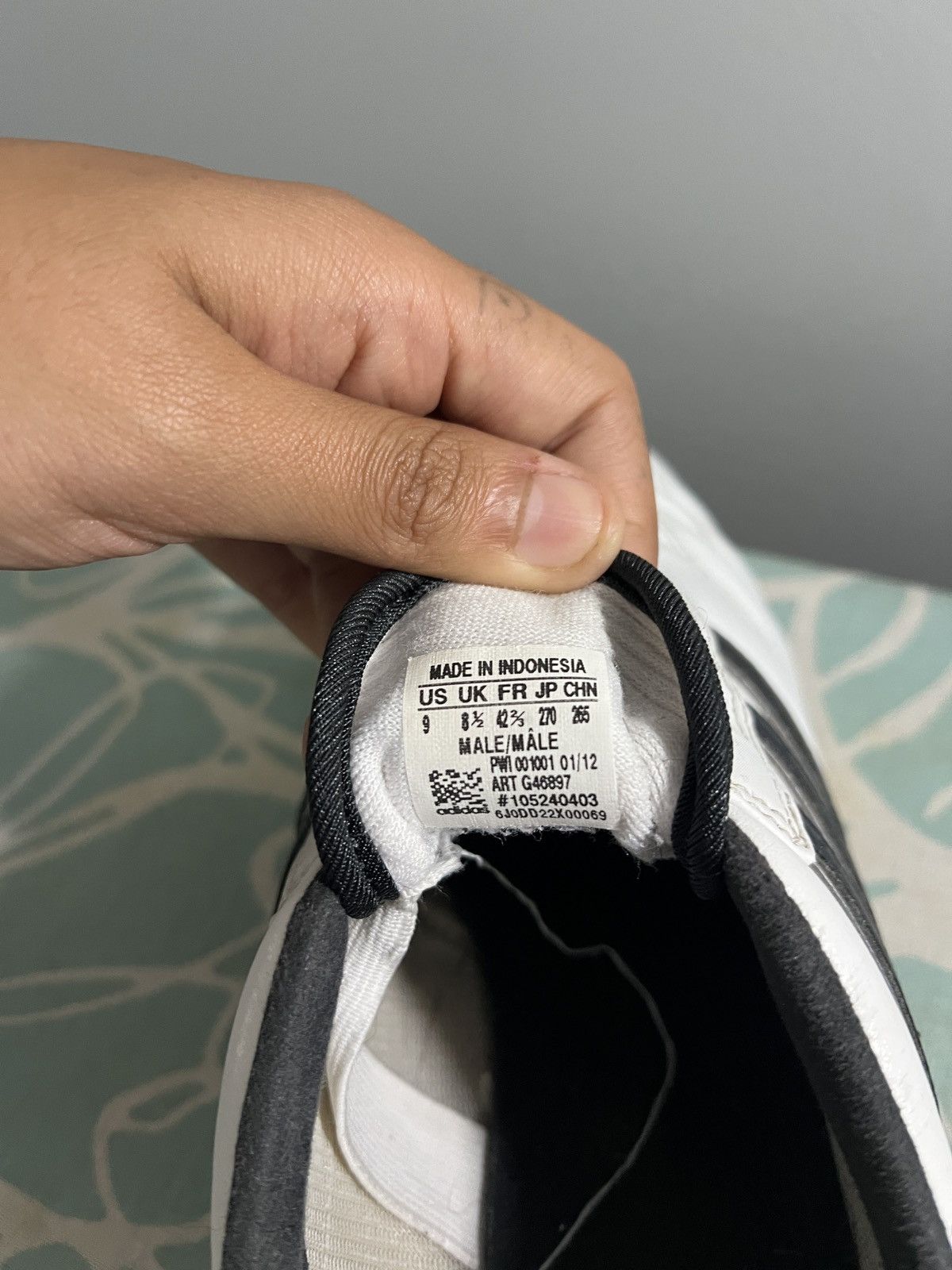 Adidas Adidas black and white trainer y-3 Size US 9 / EU 42 - 9 Thumbnail