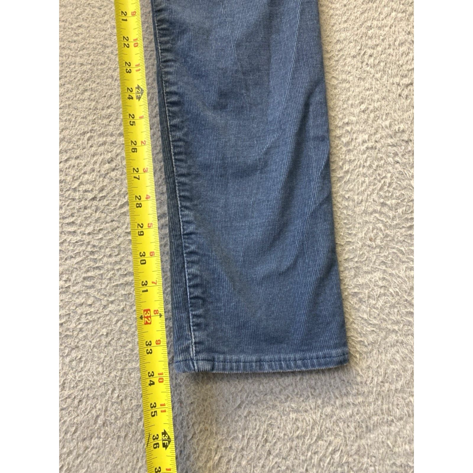 Gap GAP 1969 Garment Dyed Corduroy Jeans Pants Men’s 31x34 Blue Casual Comfort Denim/Jeans Size US 31 - 6 Thumbnail