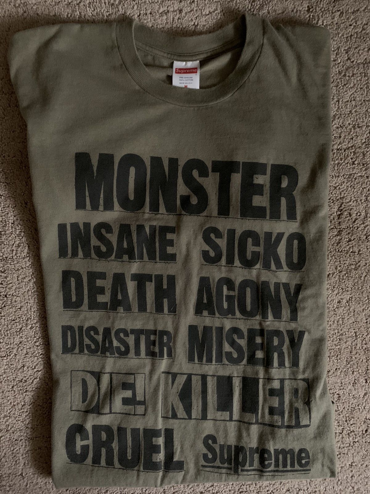 Supreme Monster tee Tops