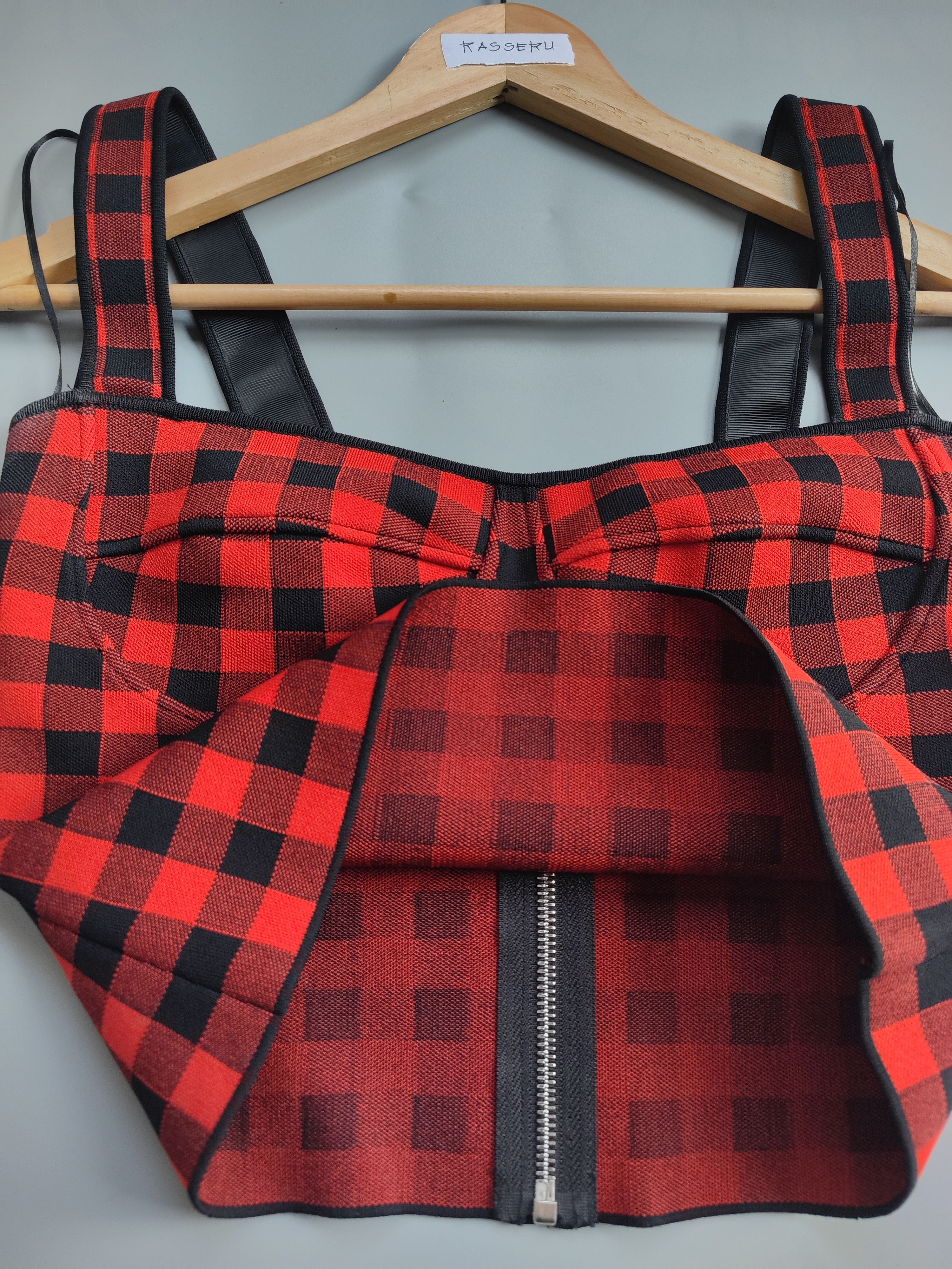 Ronny Kobo Jadie Top in Red and Black Size M / US 6-8 / IT 42-44 - 4 Thumbnail