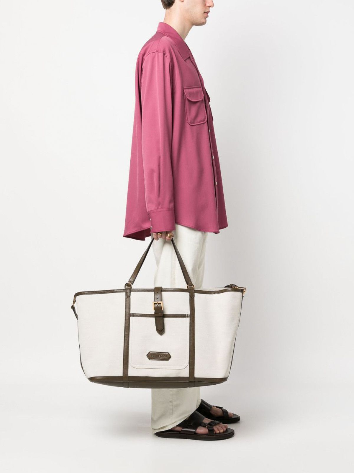 Tom Ford o1w1db11224 Size: OS / H0518 Crossbody Bag in White Green Size ONE SIZE - 2 Thumbnail