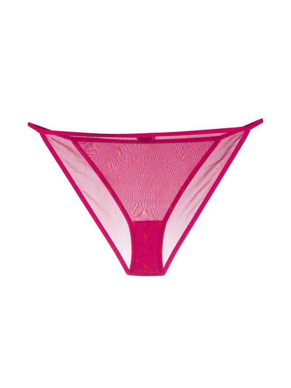 Saint Laurent Paris o1s1wg110924 Size: XL / Cassandre Panties Tulle Jersey Size ONE SIZE - 3 Thumbnail
