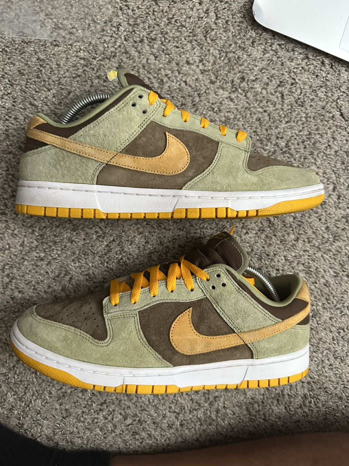 Nike Nike dunk low dusty olive green brown white - size 10 Size US 10 / EU 43 - 1 Thumbnail