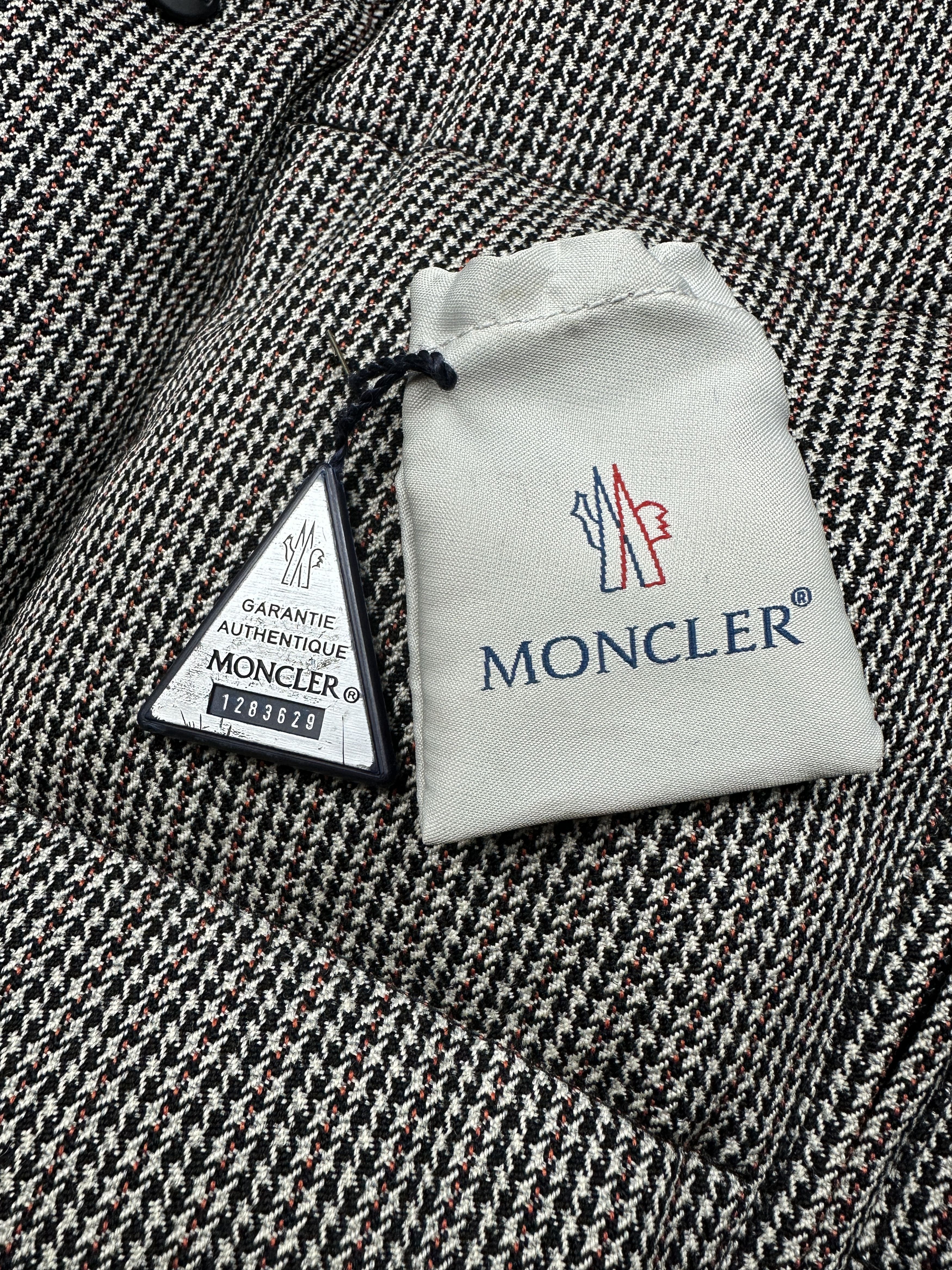 Comme des Garcons 2005 Moncler x Junya Watanabe Down Houndstooth Jacket Size US S / EU 44-46 / 1 - 4 Thumbnail