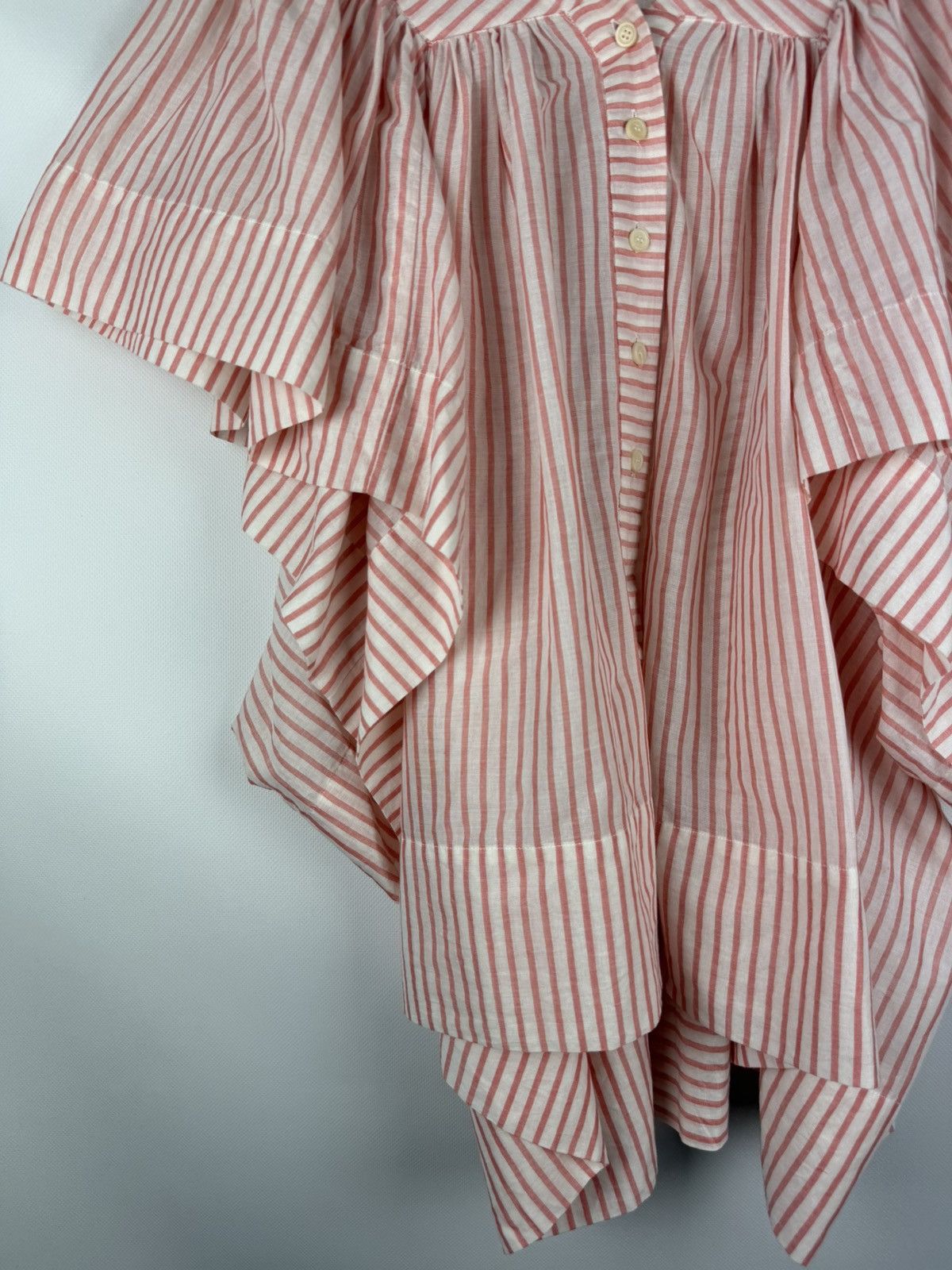 Bernhard Willhelm Bernhard Willhelm Striped Avant-Garde Button Up Shirt Tunic Size ONE SIZE - 4 Thumbnail