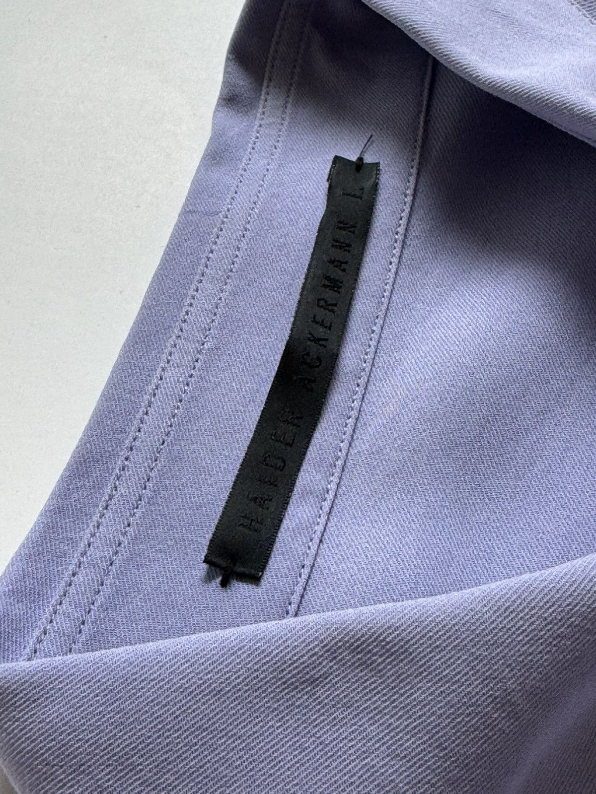 Haider Ackermann Relaxed Hidden Button Placket shirt in Lilac Size US L / EU 52-54 / 3 - 5 Thumbnail