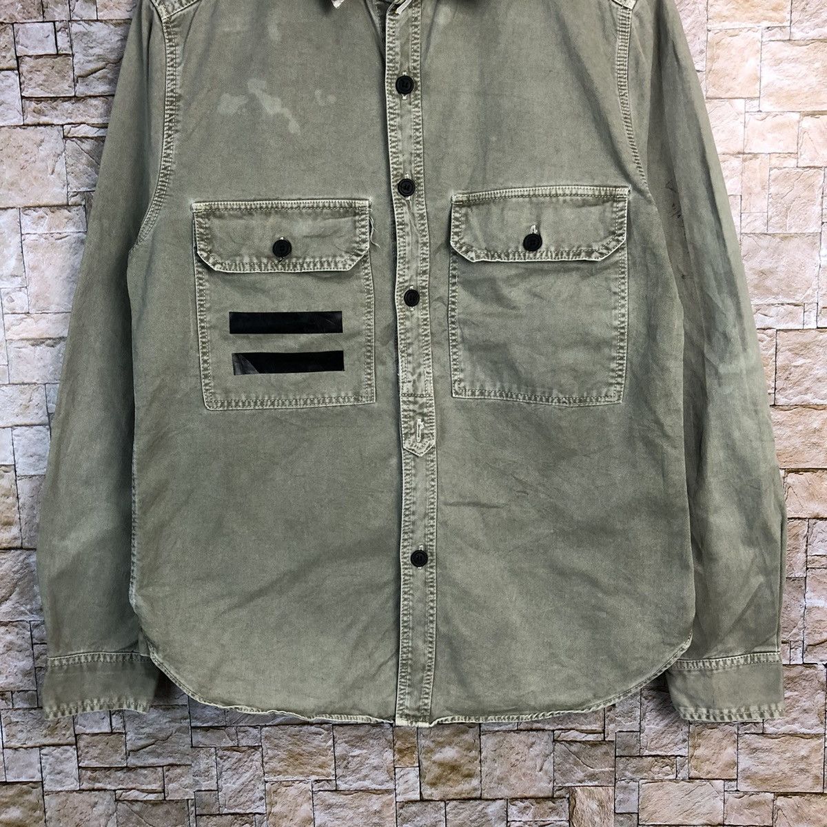 Japanese Brand Japanese Brand Green vintage jacket shirt #A217 Size US M / EU 48-50 / 2 - 3 Thumbnail