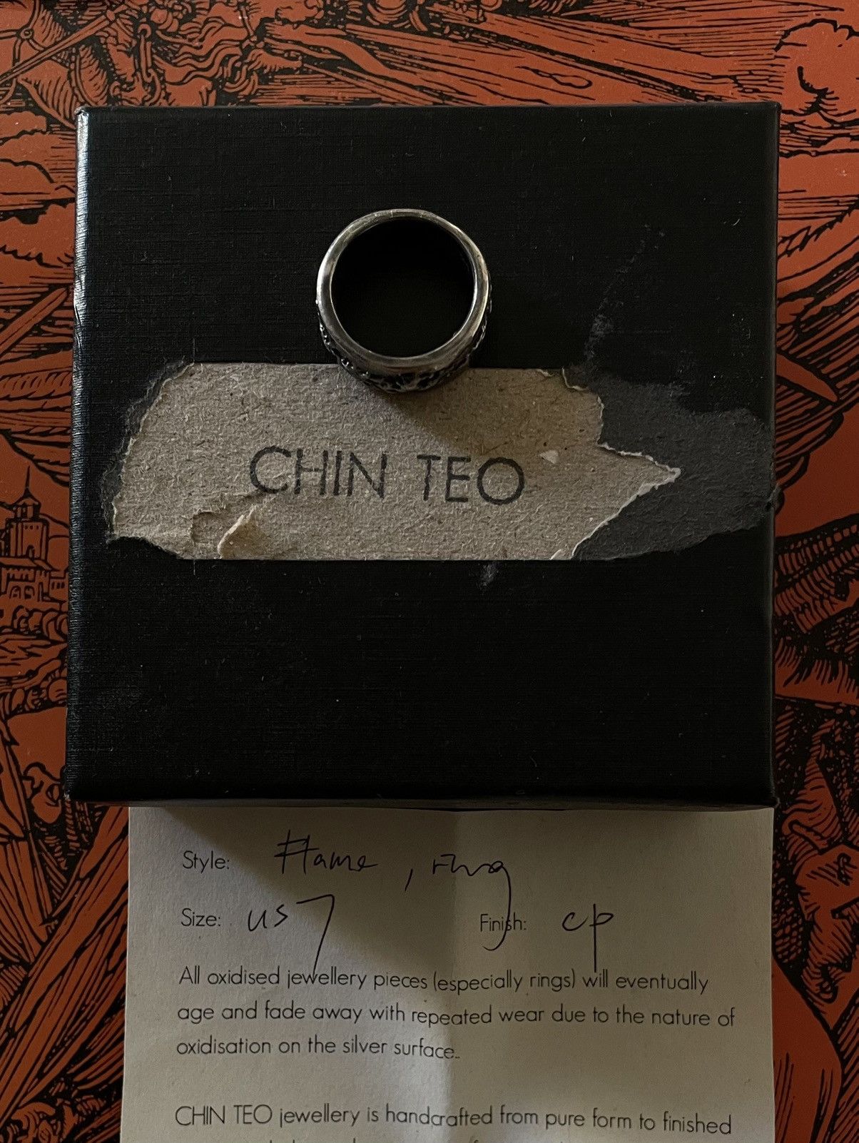 Chin Teo Chin Teo flame ring Size ONE SIZE - 1 Thumbnail