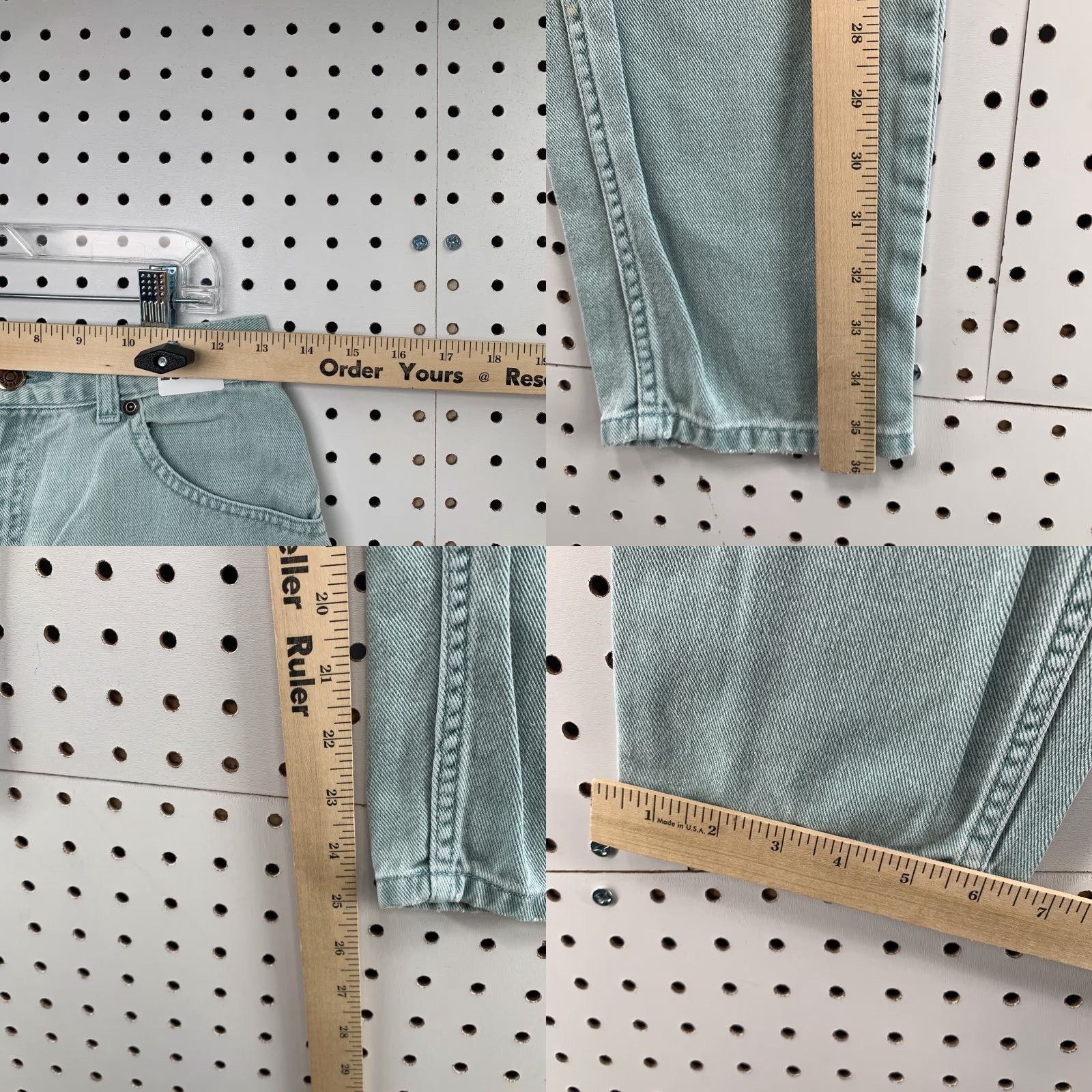 Vintage Vintage Sonoma Jeans 10P Petite Mom High Rise Straight Blue Denim 26X25 Womens Jeans Size 32" / US 10 / IT 46 - 9 Thumbnail