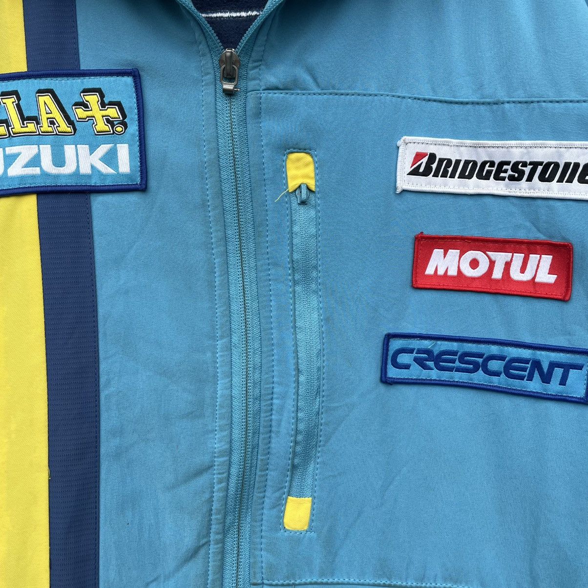 Sports Specialties 💥Vintage Suzuki Rizla Moto Gp Full Sponsorship Pacth Jacket Size US M / EU 48-50 / 2 - 9 Thumbnail