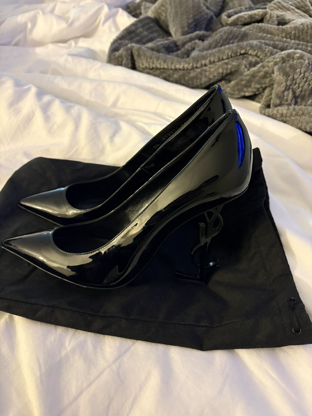 Yves Saint Laurent Patent Opyum 110 Pumps Size US 9 / IT 39 - 5 Thumbnail