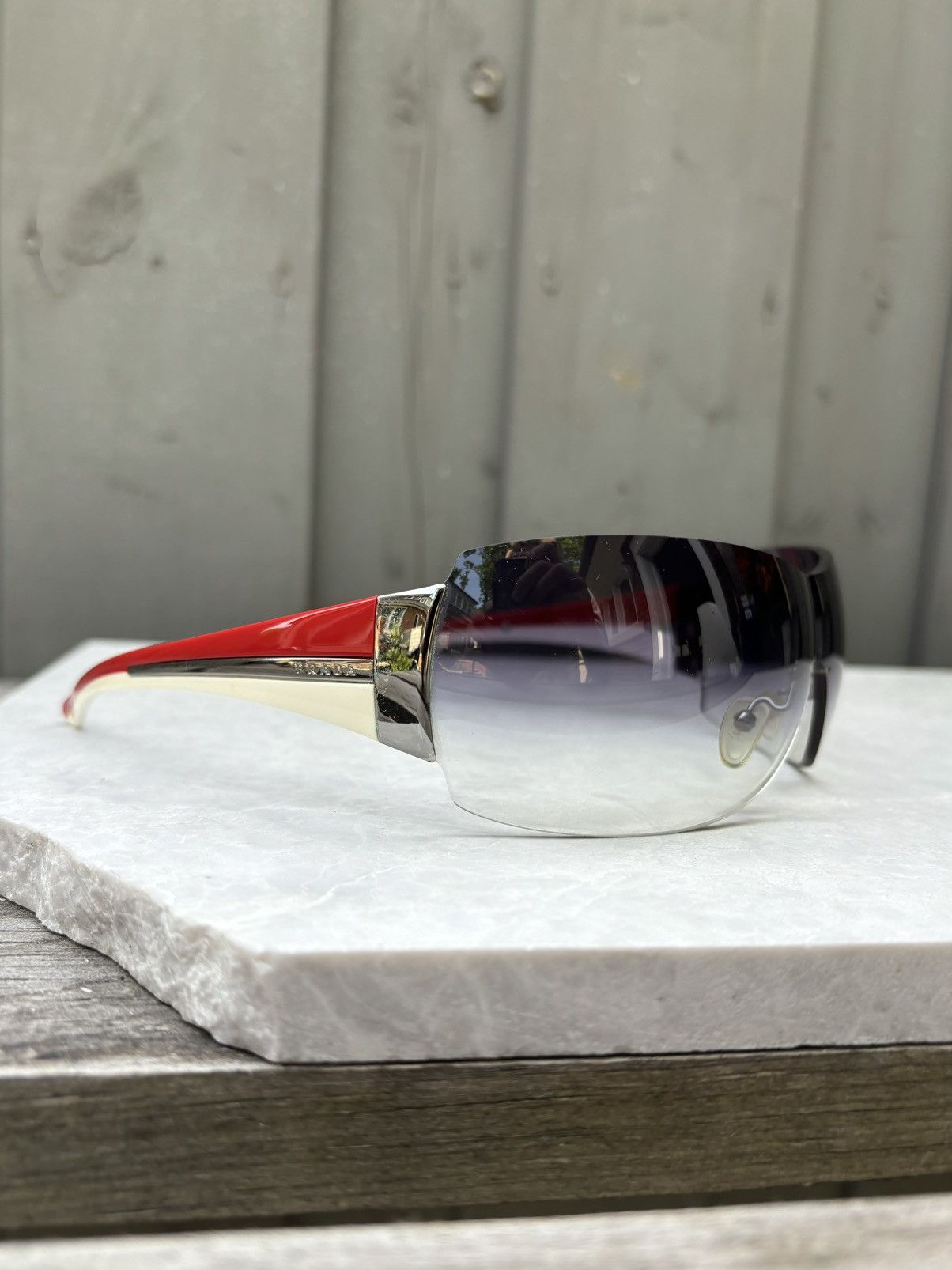 PRADA archive sunglasses y2k rimless 【公式通販】