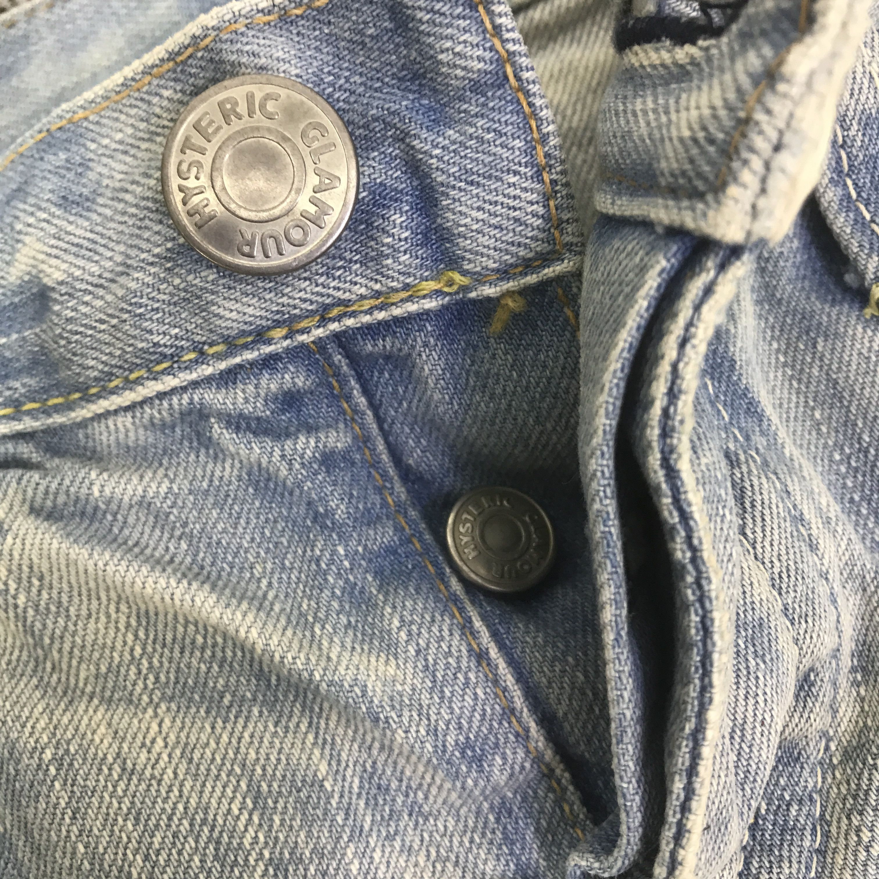 Hysteric Glamour HYSTERIC GLAMOUR DENIM JEANS MINI SKIRT K133B18 Size 28" / US 6 / IT 42 - 11 Thumbnail