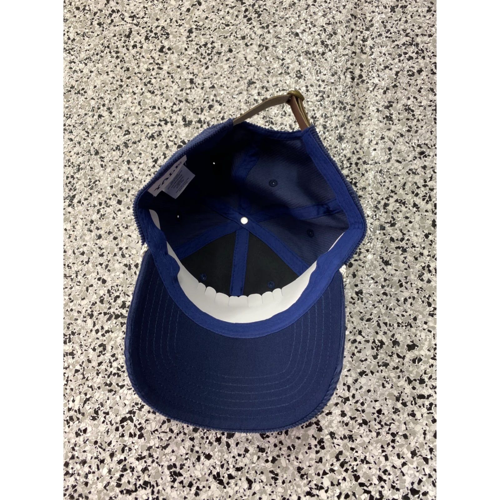 Roper YALE University Bulldogs Corduroy Baseball Hat Rope Accent Logo Navy Retro NEW Size ONE SIZE - 4 Thumbnail