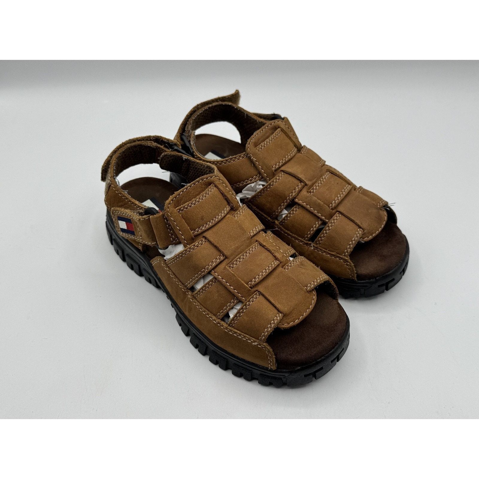 Tommy Hilfiger Tommy Hilfiger Kids Leather Fisherman Boys Sandal, Size 1M Size ONE SIZE - 2 Thumbnail