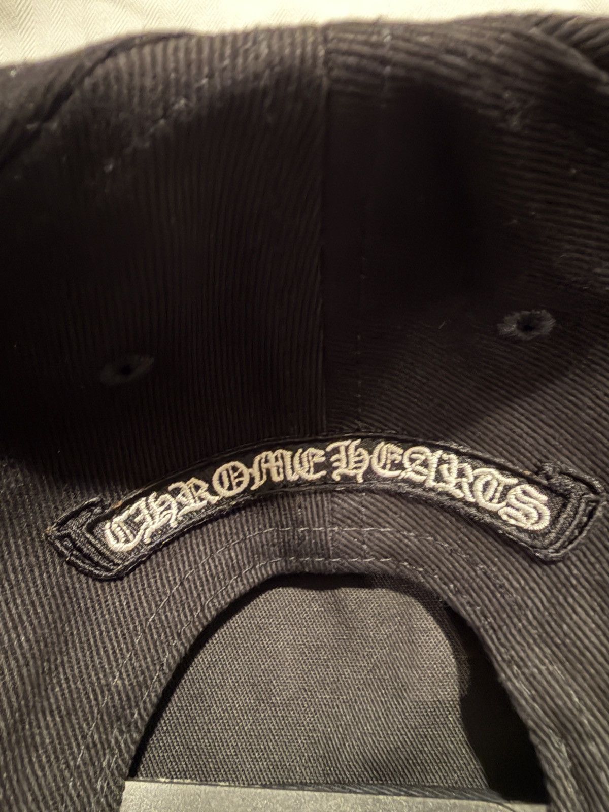 Chrome Hearts Chrome Hearts Dagger Denim Baseball Hat Size ONE SIZE - 5 Thumbnail