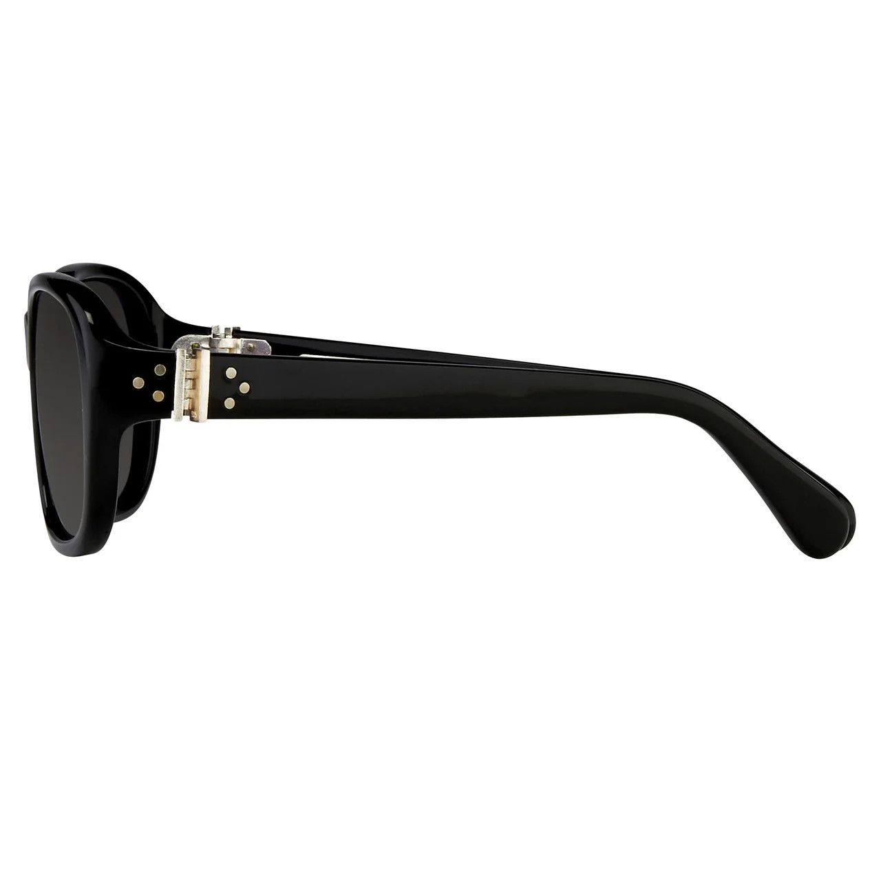 Ann Demeulemeester Ann Demeulemeester Sunglasses Oval Black and Grey Size ONE SIZE - 4 Thumbnail