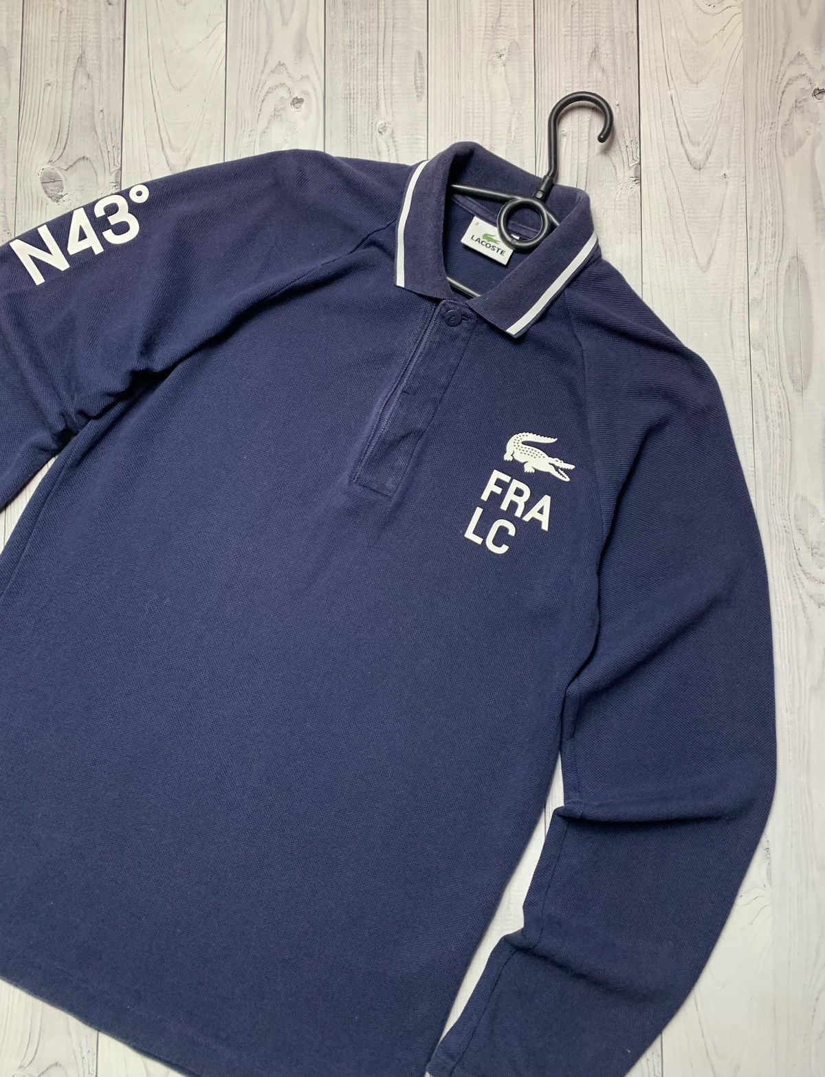 Lacoste × Vintage Vintage Lacoste rugby jersey long sleeve size S logo Size US S / EU 44-46 / 1 - 2 Thumbnail