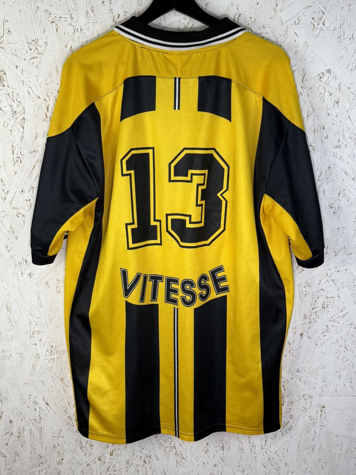 Vintage 90s Uhlsport Vitesse 1999/00 Home Kit Soccer Jersey XL Size US XL / EU 56 / 4 - 8 Thumbnail