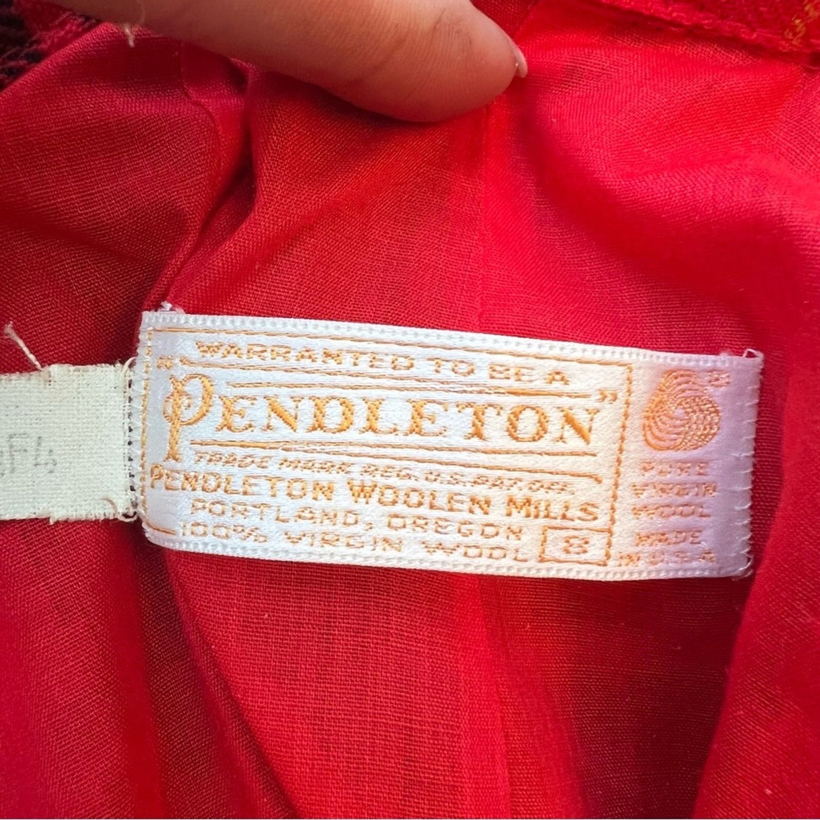 Pendleton Vintage Pendleton tartan plaid slack trouser pants Size 26" / US 2 / IT 38 - 5 Thumbnail