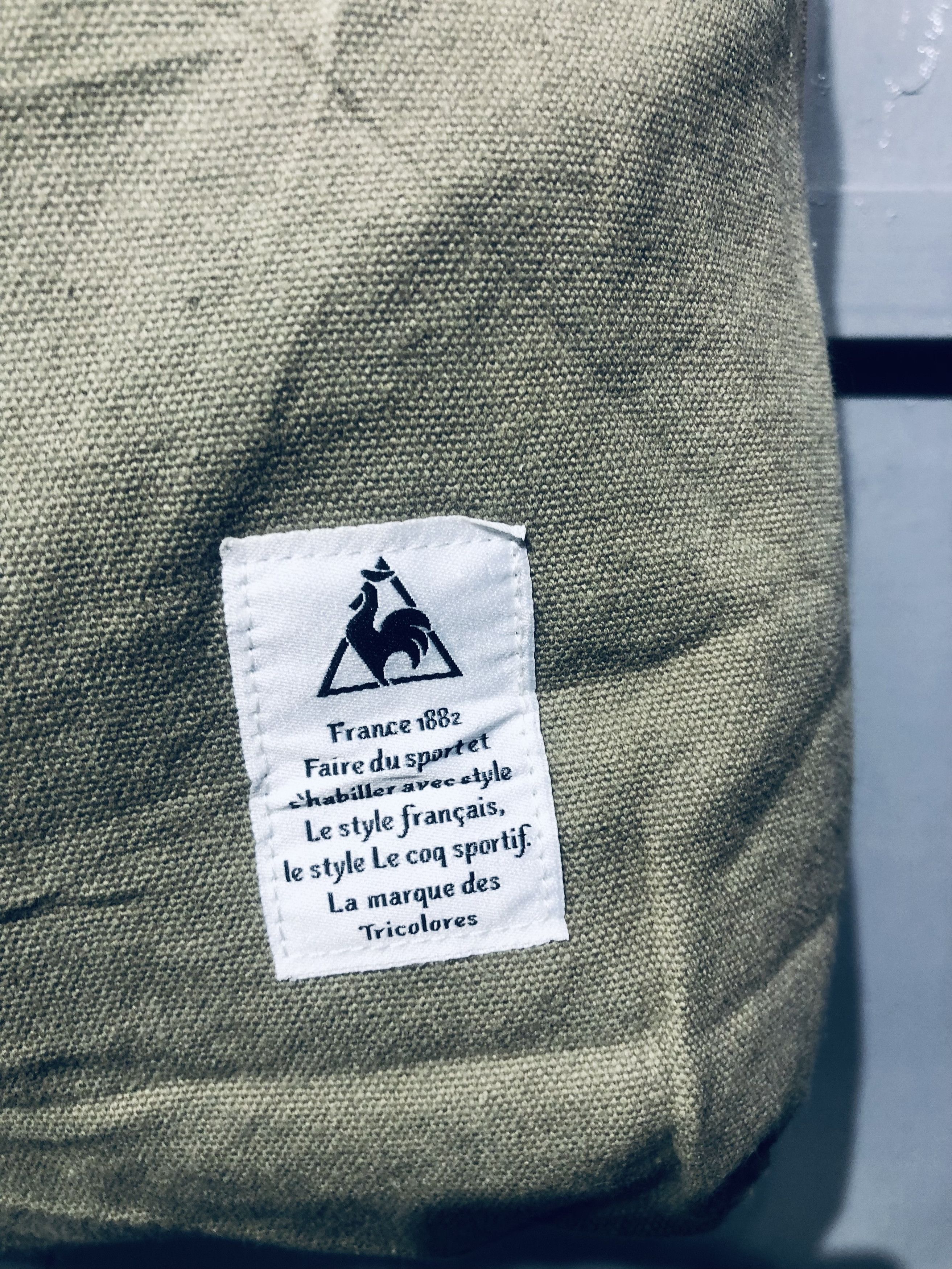 Canvas × Le Coq Sportif LECOQSPORTIF FRANCE 1882 ARMY COLOR STYLE CROSSBODY BAG Size ONE SIZE - 3 Thumbnail