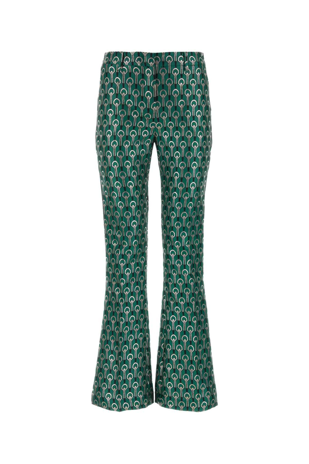 image of Weekend Max Mara Embroidered Polyester Blend Girino Pant in Printed, Women's (Size 26)