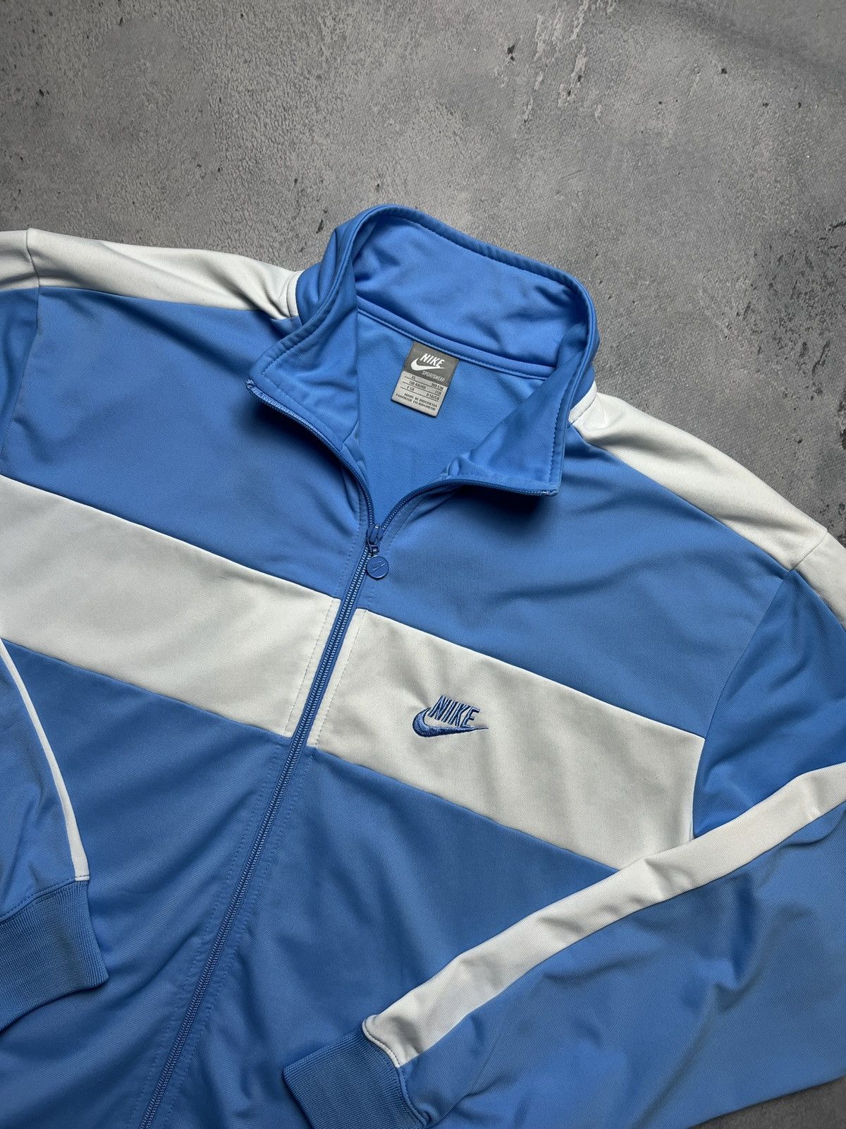 Nike Vintage Zip-Up Nike small swoosh y2k Big Logo USA 00s 90s Size US XL / EU 56 / 4 - 3 Thumbnail