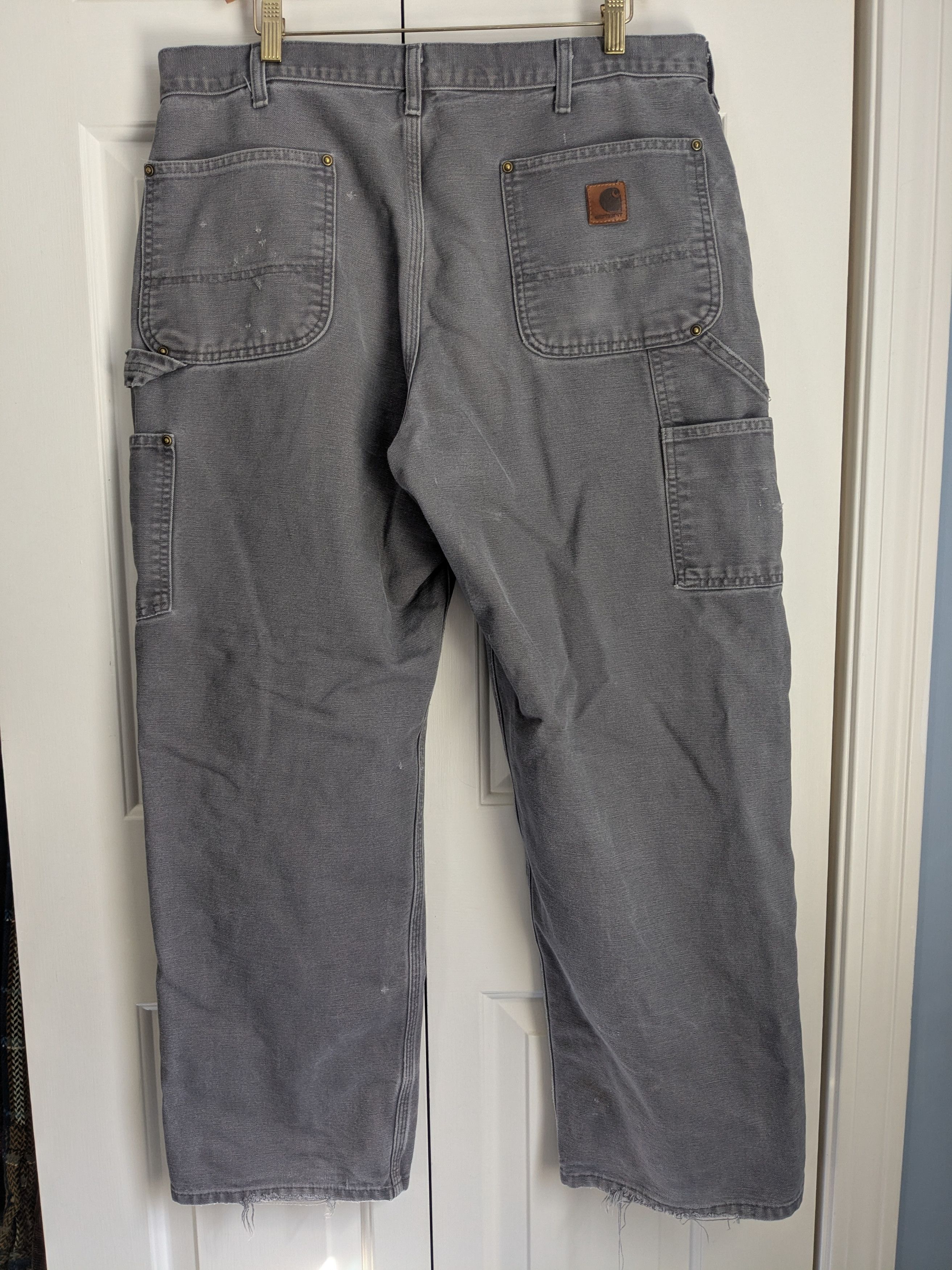Carhartt Original dungaree fit canvas double knees Size US 36 / EU 52 - 2 Thumbnail