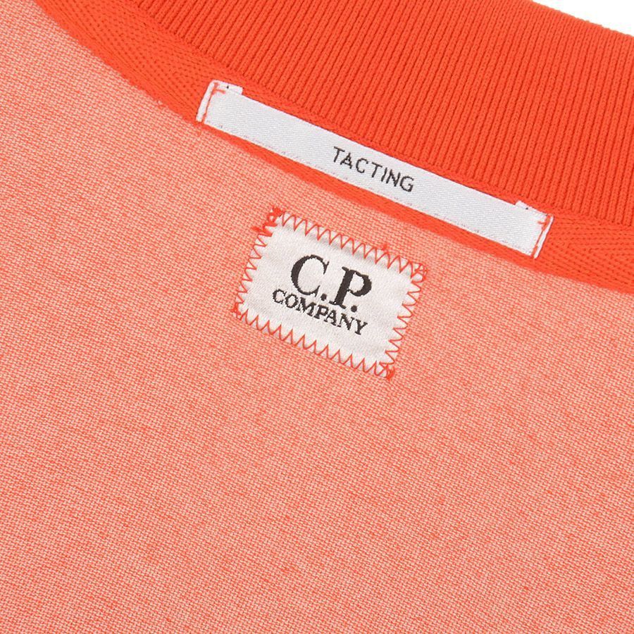 C.P. Company o1y1224 Logo Polo Shirt in Tomato Red Size US L / EU 52-54 / 3 - 4 Thumbnail