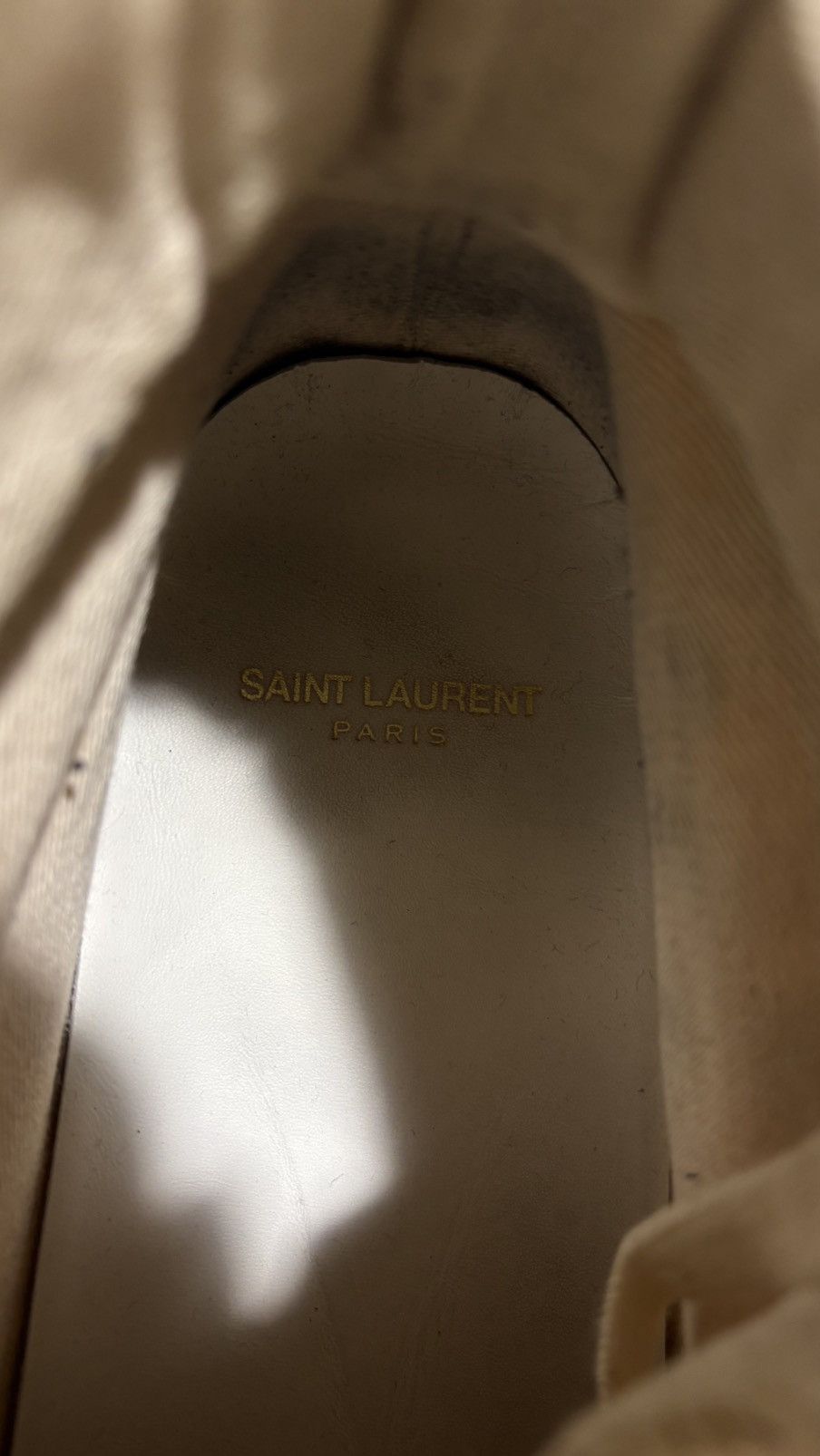 Saint Laurent Paris Saint Laurent Paris “Smoking Forever” High Top Sneaker Size US 11 / EU 44 - 21 Thumbnail