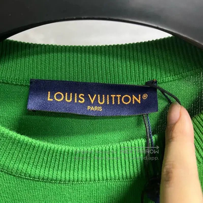 Louis Vuitton Louis Vuitton Green Men's Cotton T-Shirt . Size US M / EU 48-50 / 2 - 3 Thumbnail