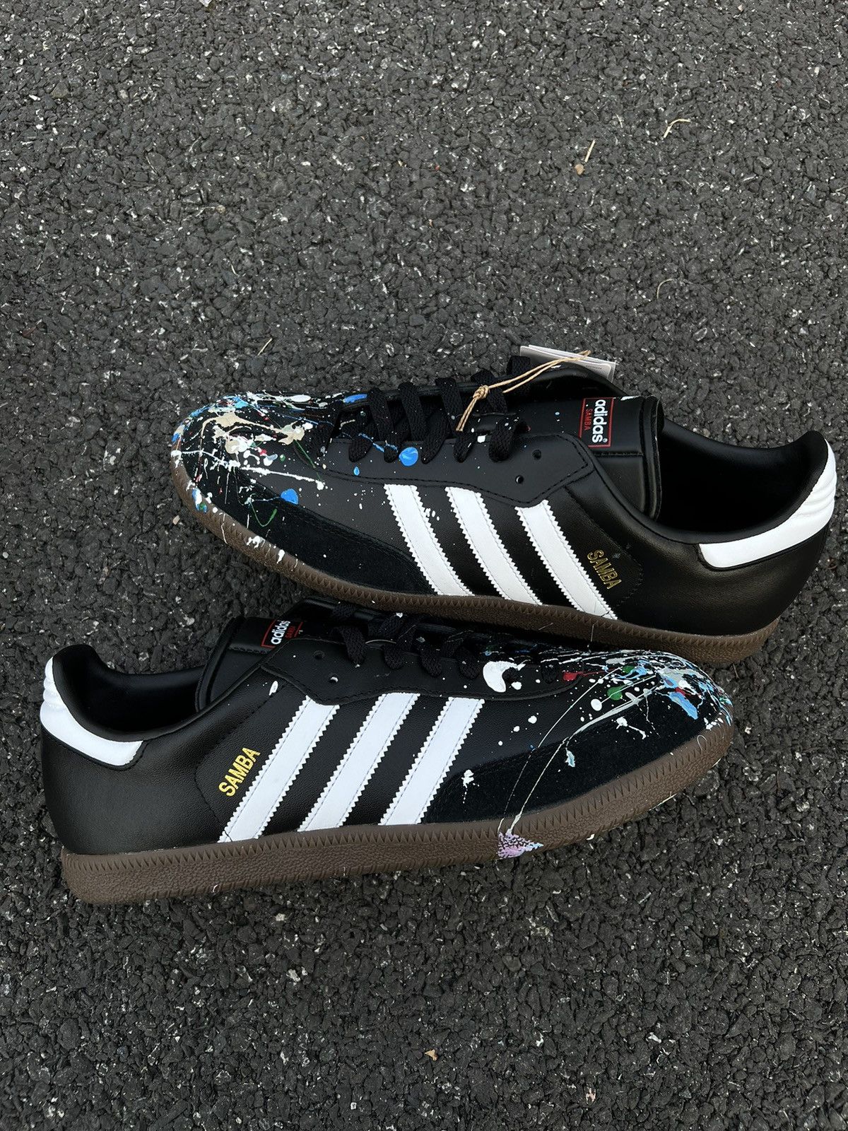 adidas gazelle silver green womens Paint Splatter Stripes for NMD – GLACÉ Inc main image 0