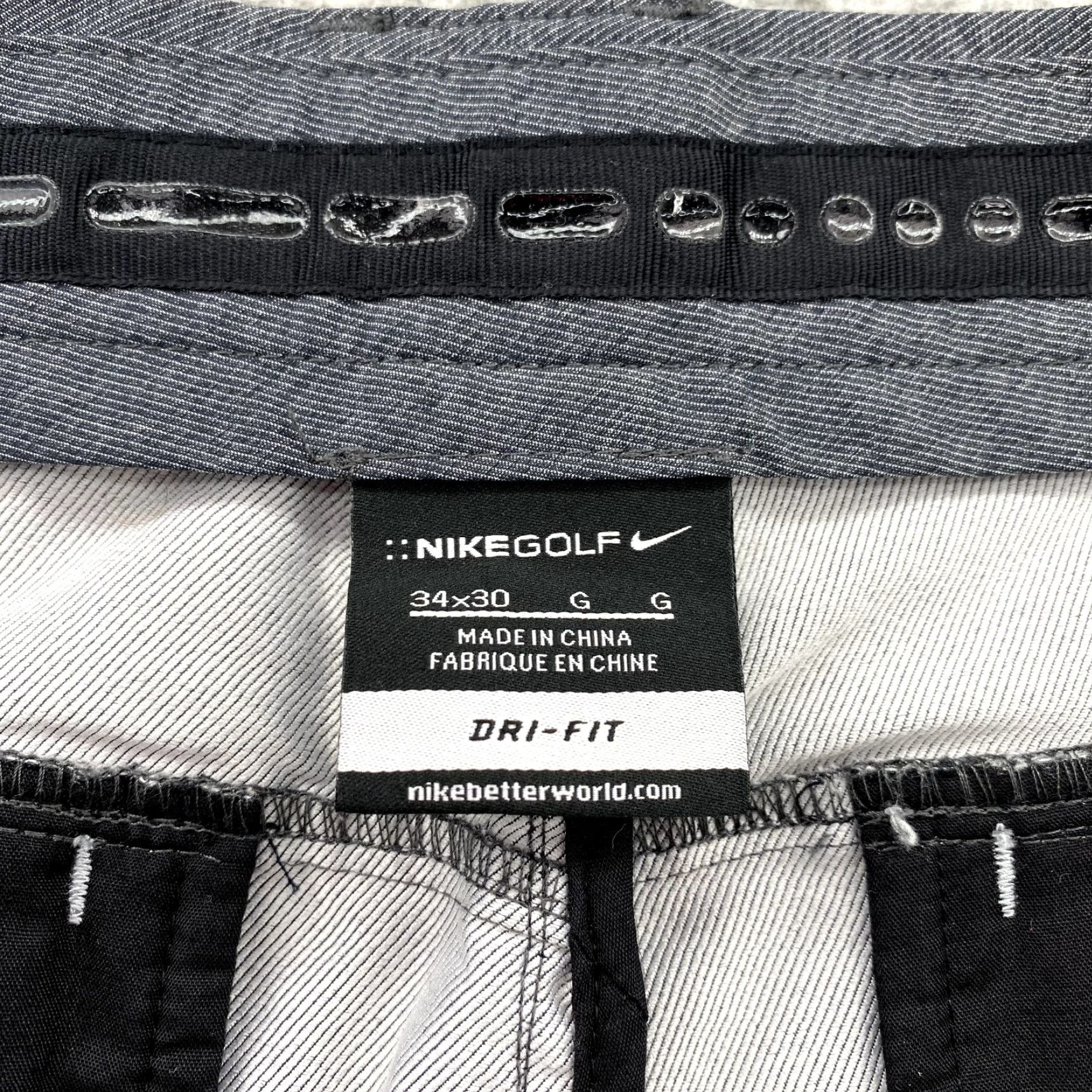 Nike Nike Golf Tech Pants 34x29 Gray Athletic Nylon Spandex 5-Pocket Men Size US 34 / EU 50 - 7 Thumbnail