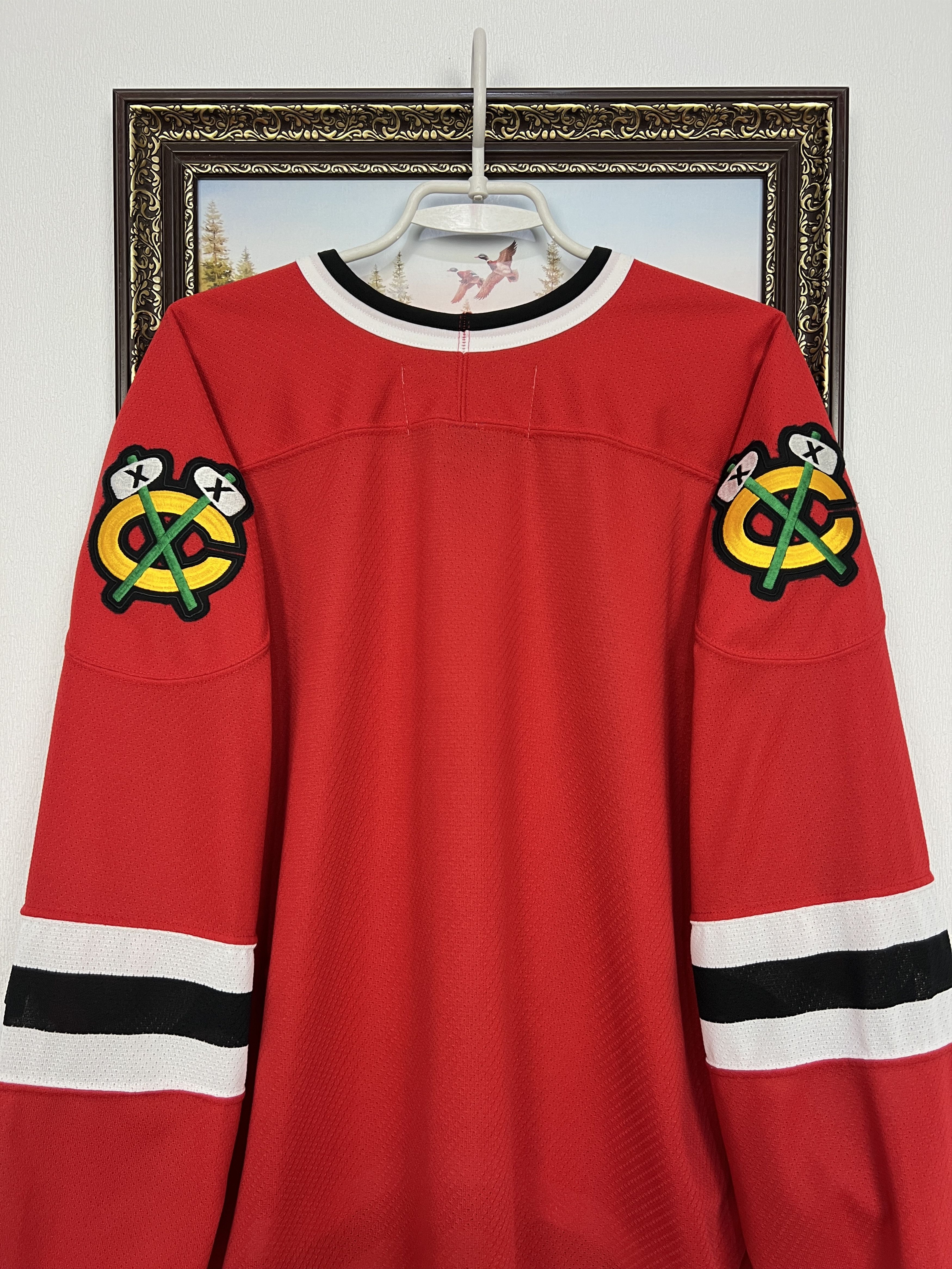 Ccm Vintage 90's NHL Chicago Blackhawks CCM Hockey Jersey Red Size US XXL / EU 58 / 5 - 10 Thumbnail