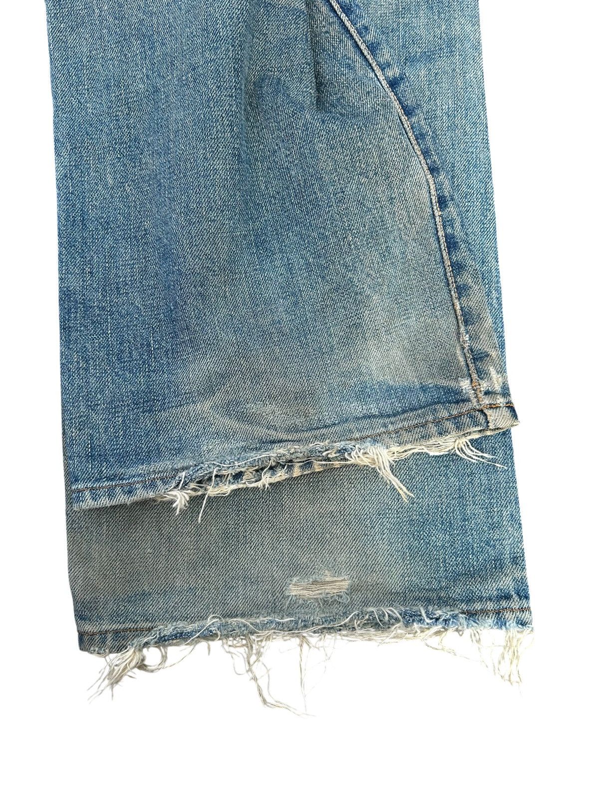 Evisu Thrashed Vintage Evisu Selvedge Baggy Denim Jeans Size US 31 - 18 Thumbnail