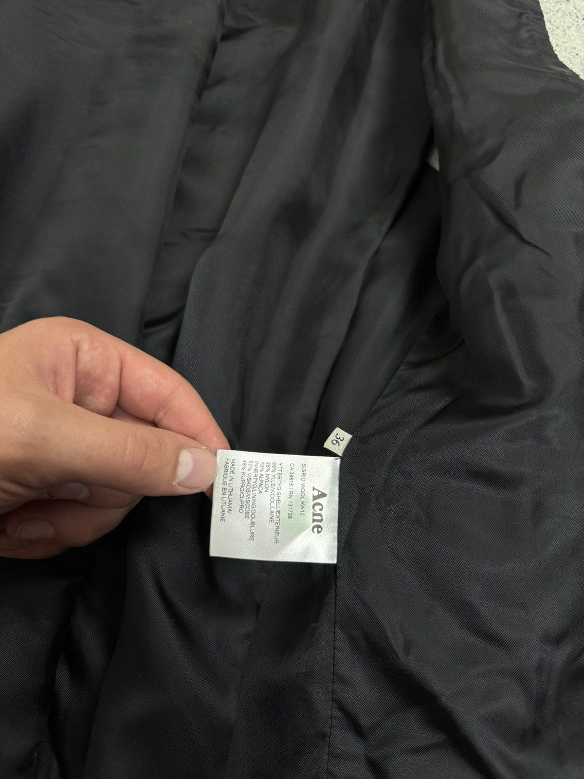 Acne Studios Acne Studios Sigrid Wool AW12 Laine Oversize Coat Jacket Size S / US 4 / IT 40 - 8 Thumbnail
