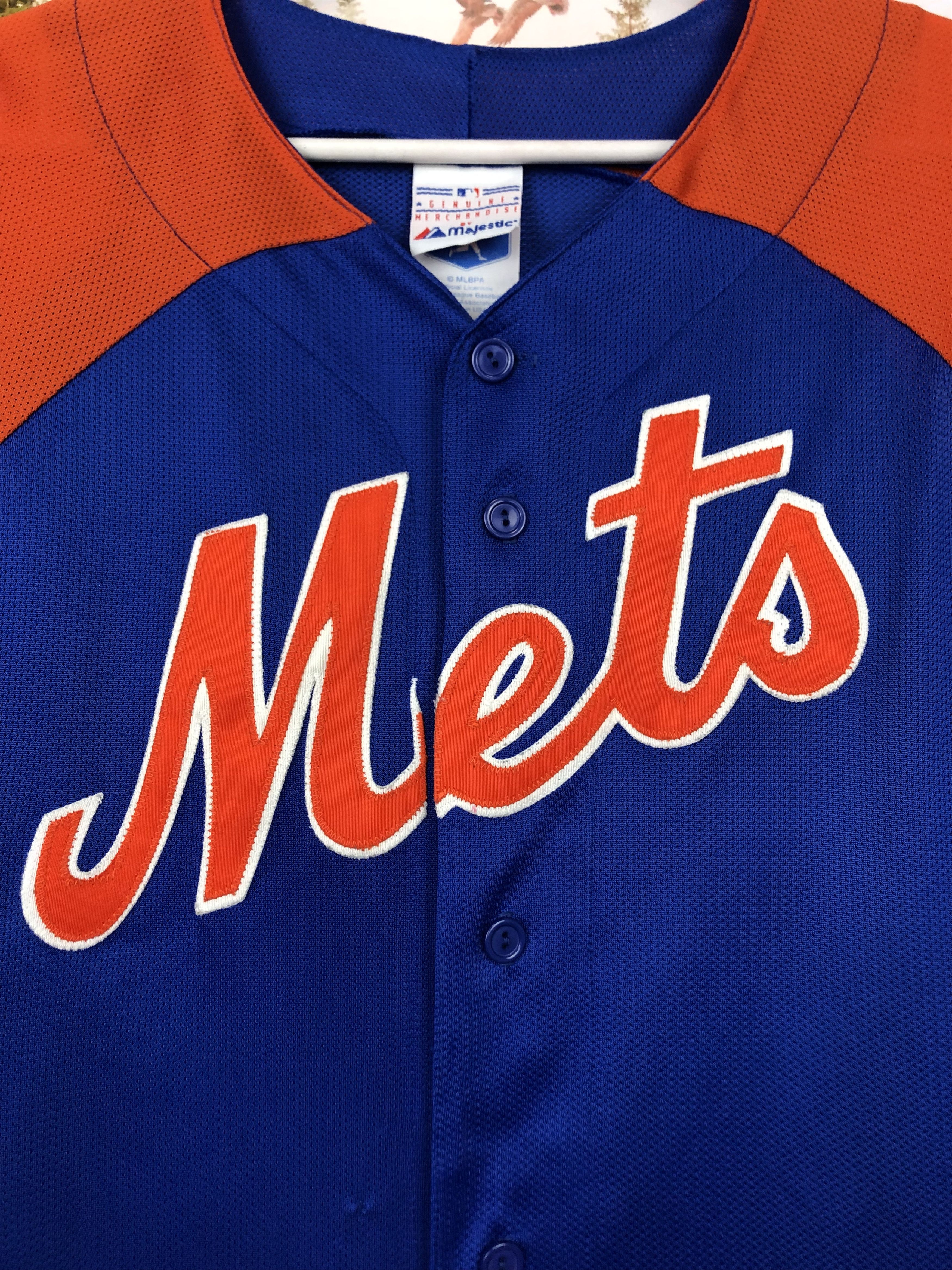 Vintage Vintage 90's Bobby Bonilla New York Mets Jersey Mens MLB Size US L / EU 52-54 / 3 - 4 Thumbnail